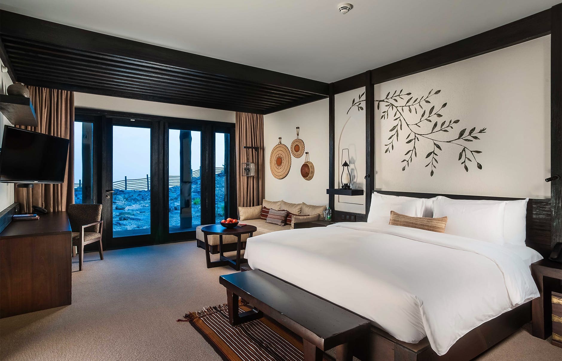 Alila Jabal Akhdar, Nizwa, Oman. Hotel Review by TravelPlusStyle. Photo © Alila Hotels and Resorts alilajabalakhdar-suites-ridge-view-02