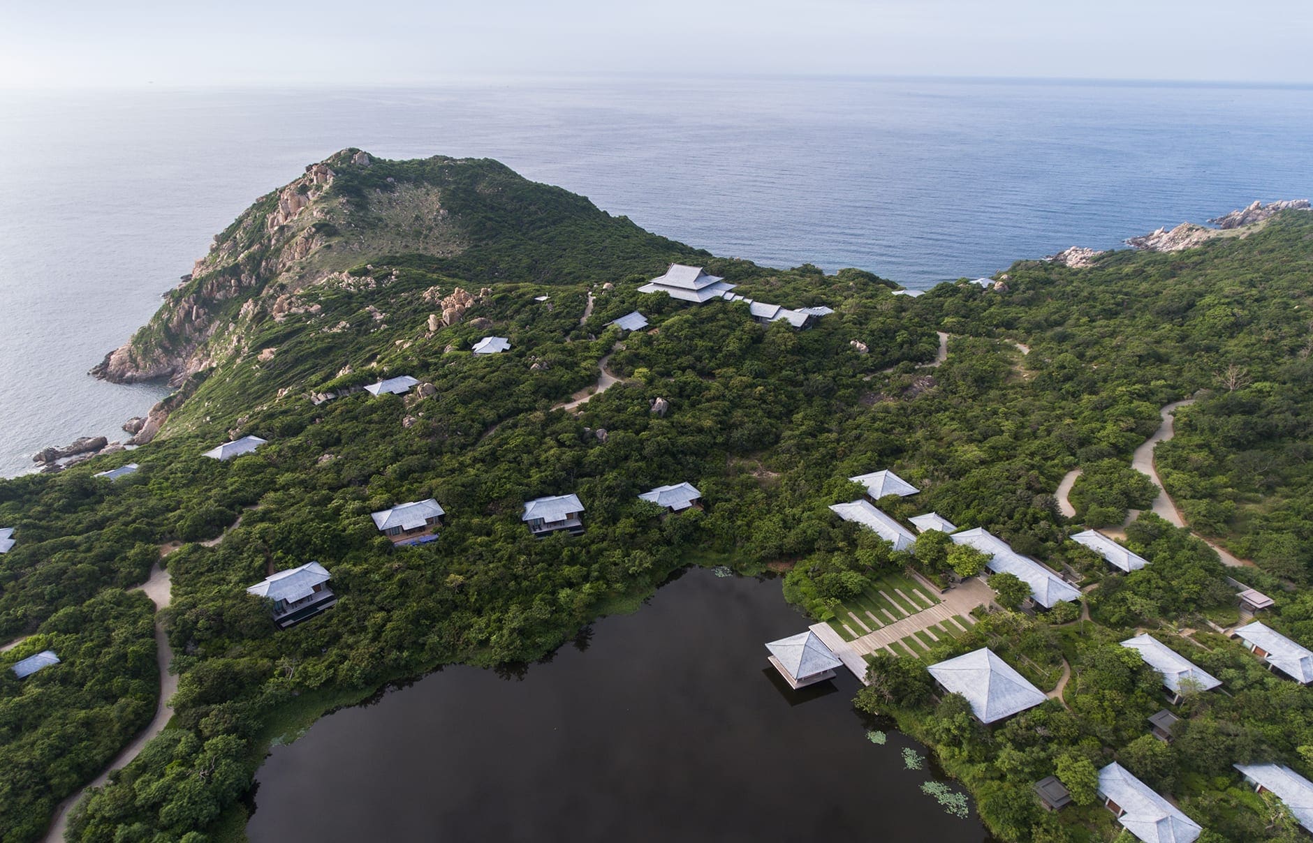 Amanoi Resort, Nha Trang, Vietnam. Luxury Hotel Review by TravelPlusStyle. Photo © Aman Resorts amanoi-vietnam-aerial-view