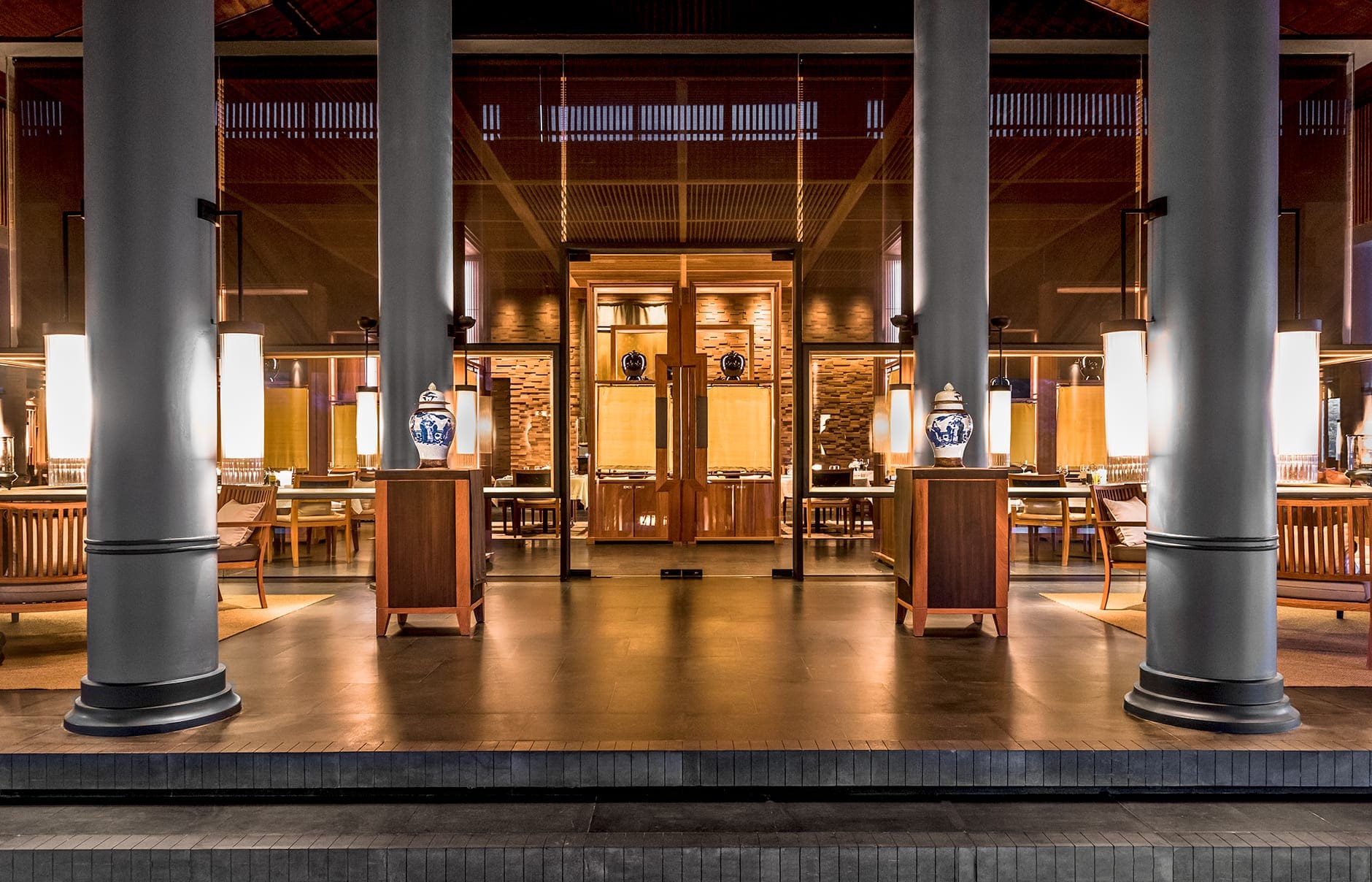 Amanoi Resort, Nha Trang, Vietnam. Luxury Hotel Review by TravelPlusStyle. Photo © Aman Resorts amanoi-vietnam-dining-entrance_original_12373