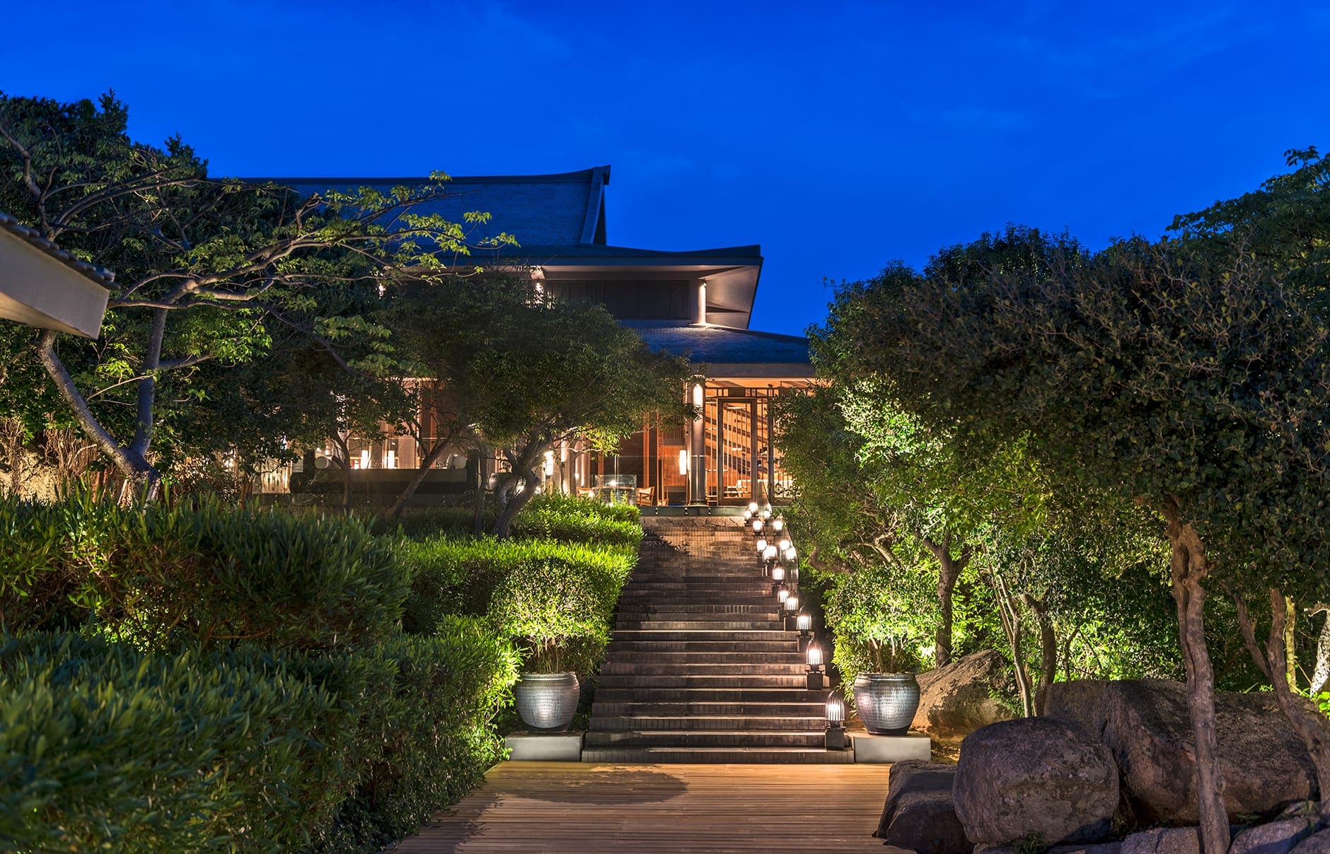 Amanoi Resort, Nha Trang, Vietnam. Luxury Hotel Review by TravelPlusStyle. Photo © Aman Resorts amanoi-vietnam-way-to-main-restaurant_-bar-from-boutique_original_15046