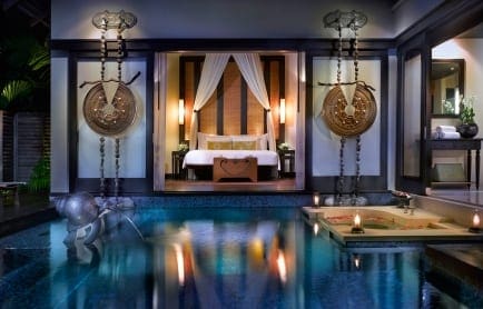 Pool Villa at night. Anantara Phuket Villas, Thailand. © Anantara Hotels, Resorts &amp; Spa