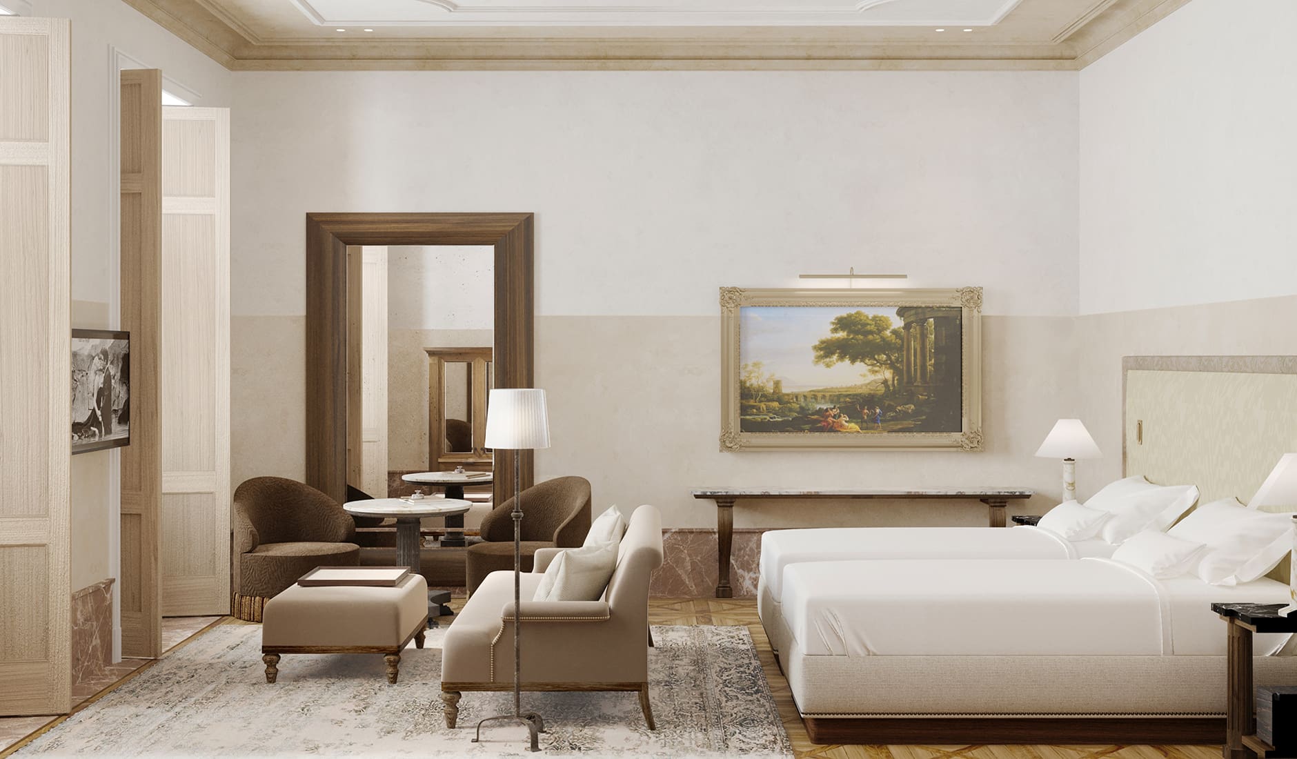 Mandarin Oriental, Rome, Rome, Italy • The Best Luxury Hotel Openings of 2026 by TravelPlusStyle.com 51_Mandarin_Oriental_Rome_Deluxe_Bedroom