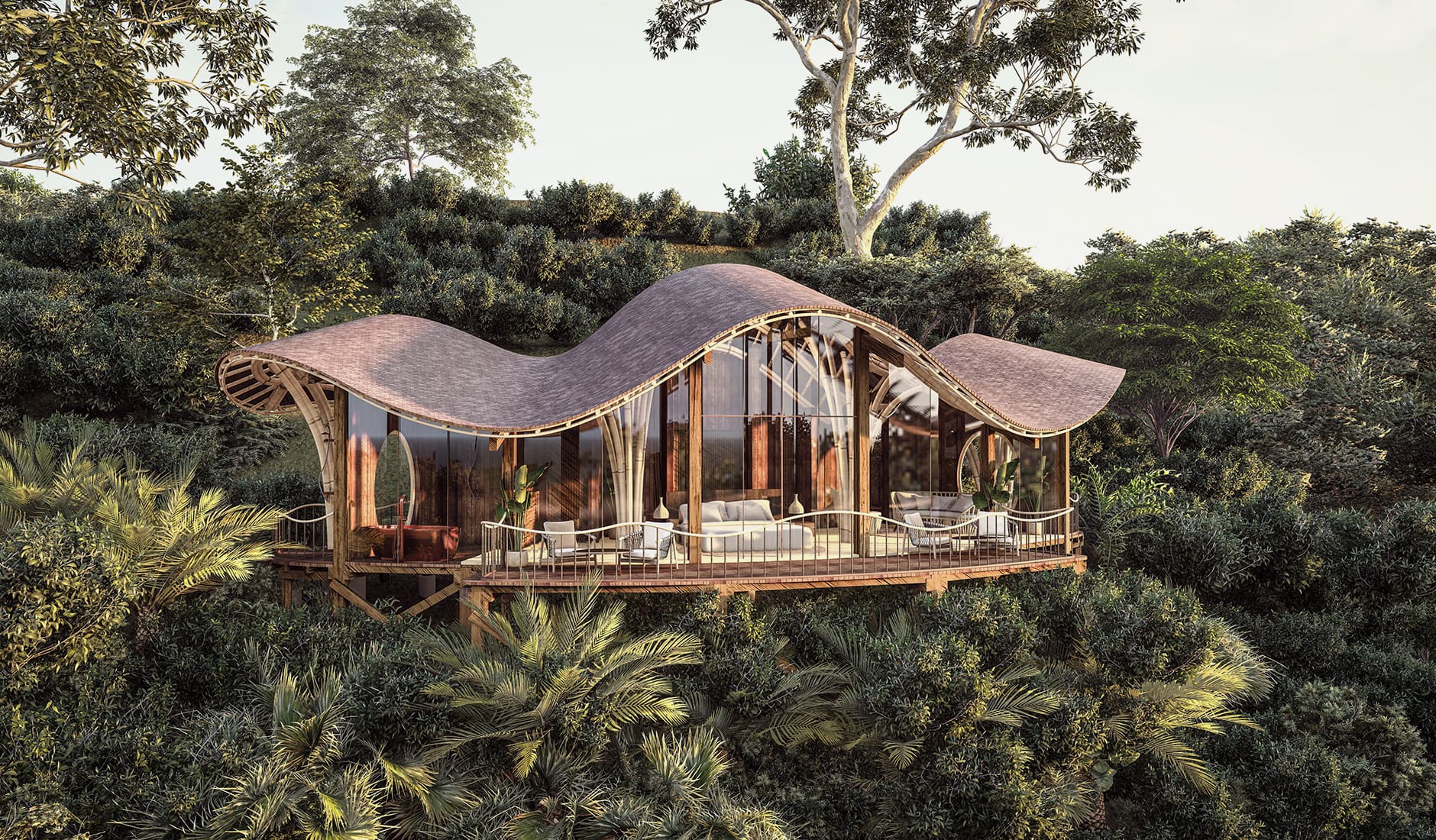 Erebero Hills, Bwindi Impenetrable Forest, Uganda Exterior-Bedroom-zoomed-out-COMP