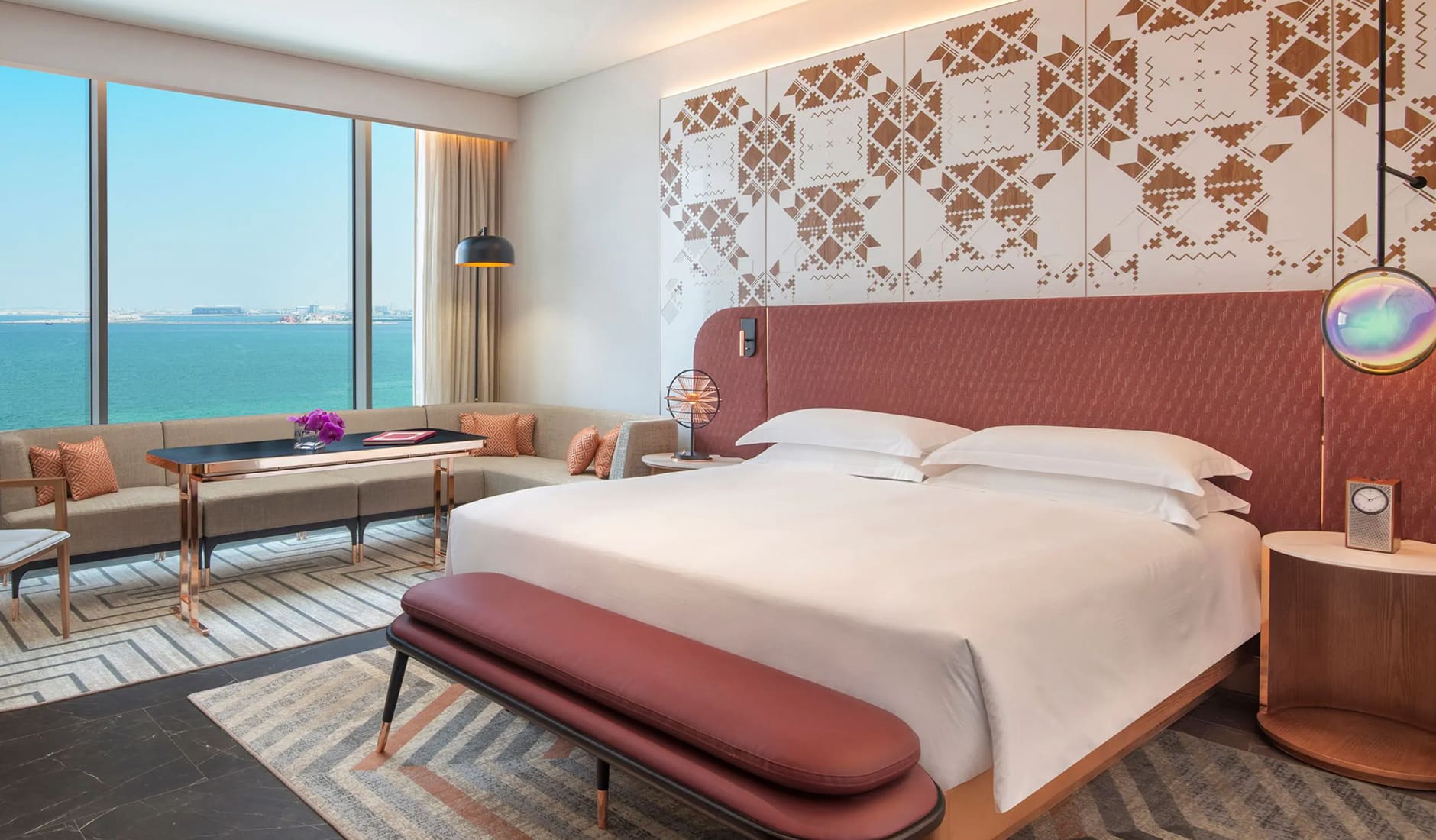 Andaz Doha, Doha, Qatar • The Best Luxury Hotel Openings of 2024 andazdohaz-p0014-king-sea-view-close-up-4x3