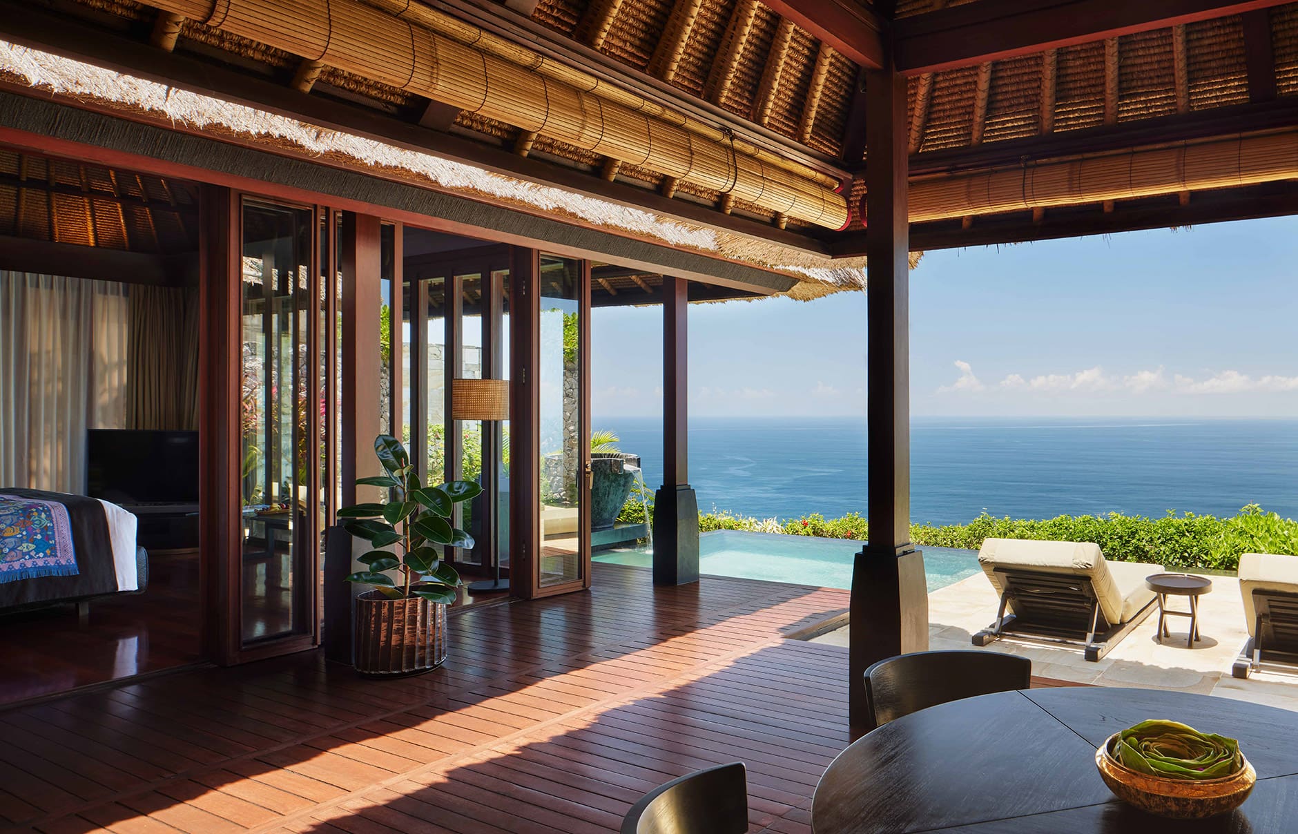 Bulgari Resort Bali, Uluwatu, Indonesia. Luxury Hotel Review by TravelPlusStyle. Photo © Bulgari Hotels & Resorts one-bedroom-ocean-cliff-villa-1