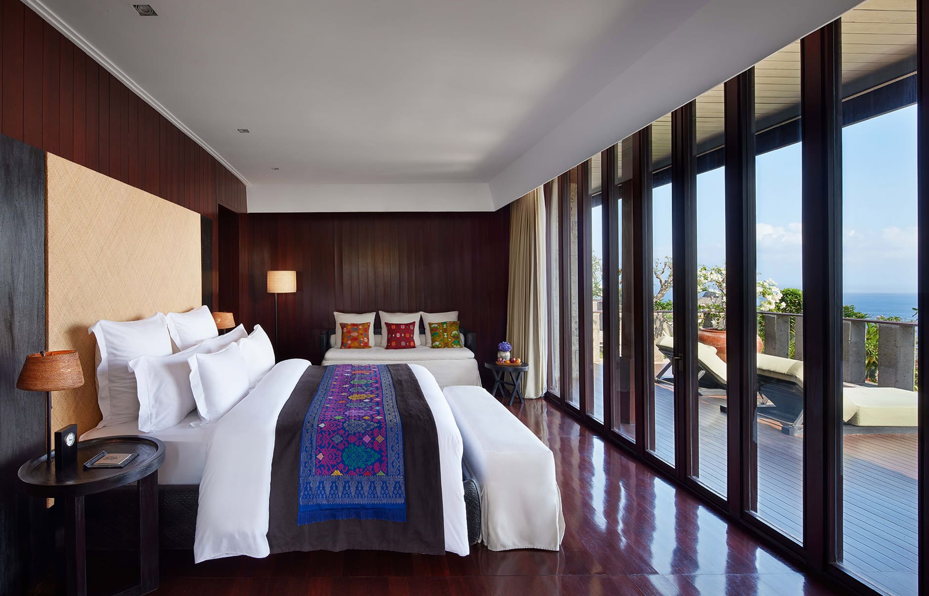 Bulgari Resort Bali, Uluwatu, Indonesia. Luxury Hotel Review by TravelPlusStyle. Photo © Bulgari Hotels & Resorts the-bvlgari-villa-bedroom