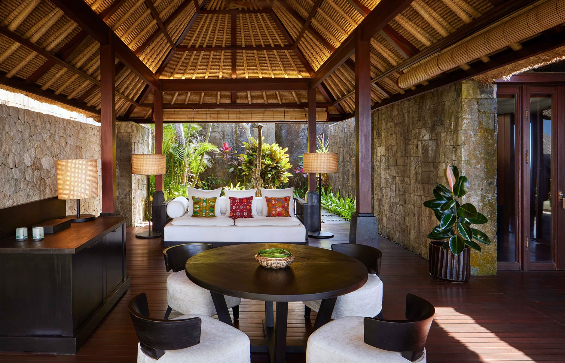 Bulgari Resort Bali, Uluwatu, Indonesia. Luxury Hotel Review by TravelPlusStyle. Photo © Bulgari Hotels & Resorts the-villas-interior-living-room_2