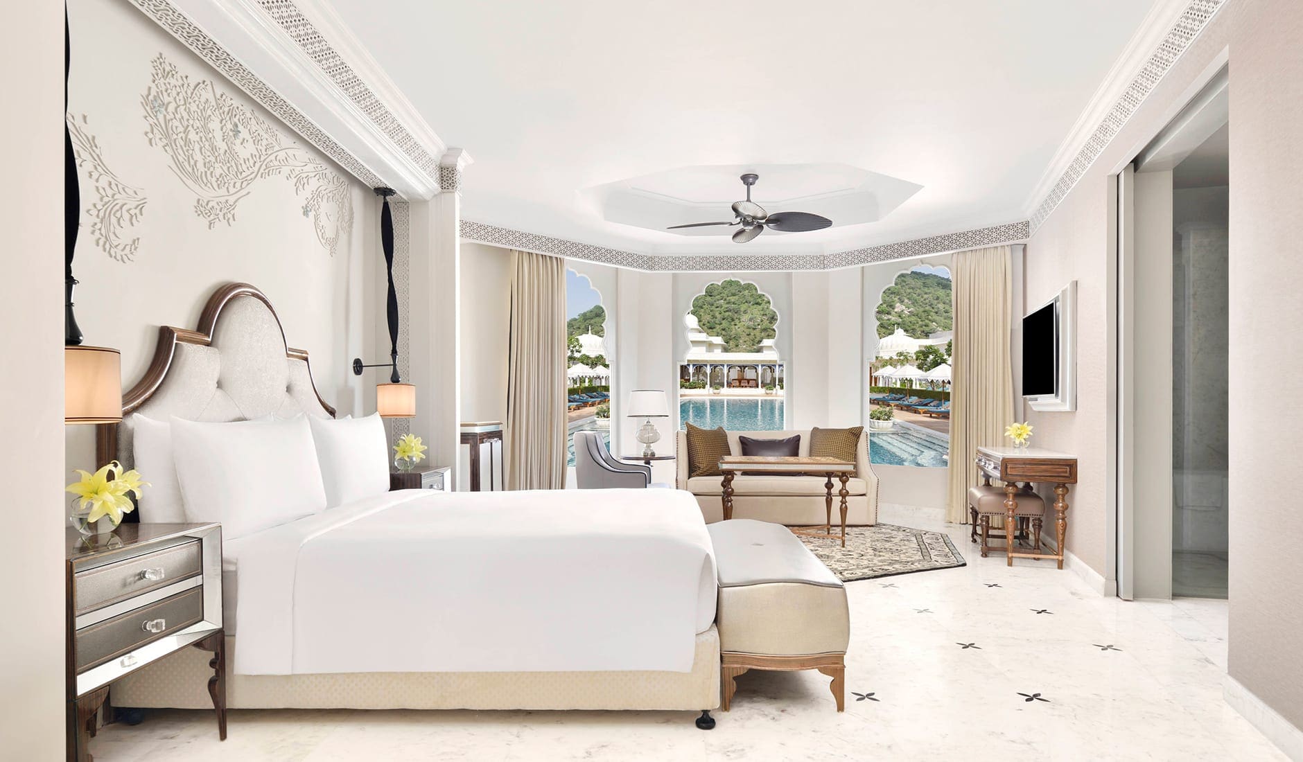 JW Marriott Jaipur Resort & Spa, India. TravelPlusStyle.com jw-marriott-jaipur-resort-spa-2018-jainh-suite-3464-hor-clsc