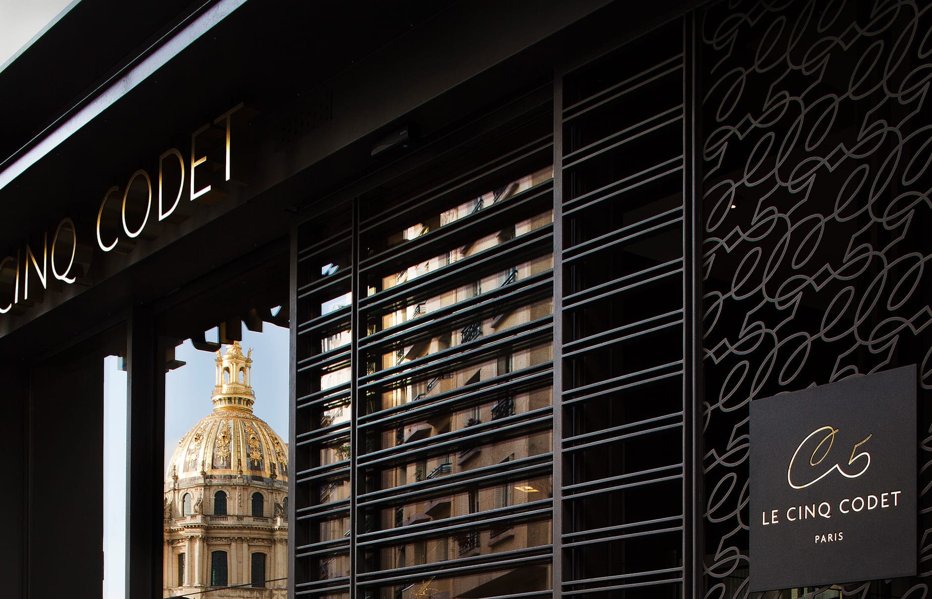 Le Cinq Codet, Paris, France. Hotel Review by TravelPlusStyle. Photo © Le Cinq Codet le-5-codet-facade-02-md
