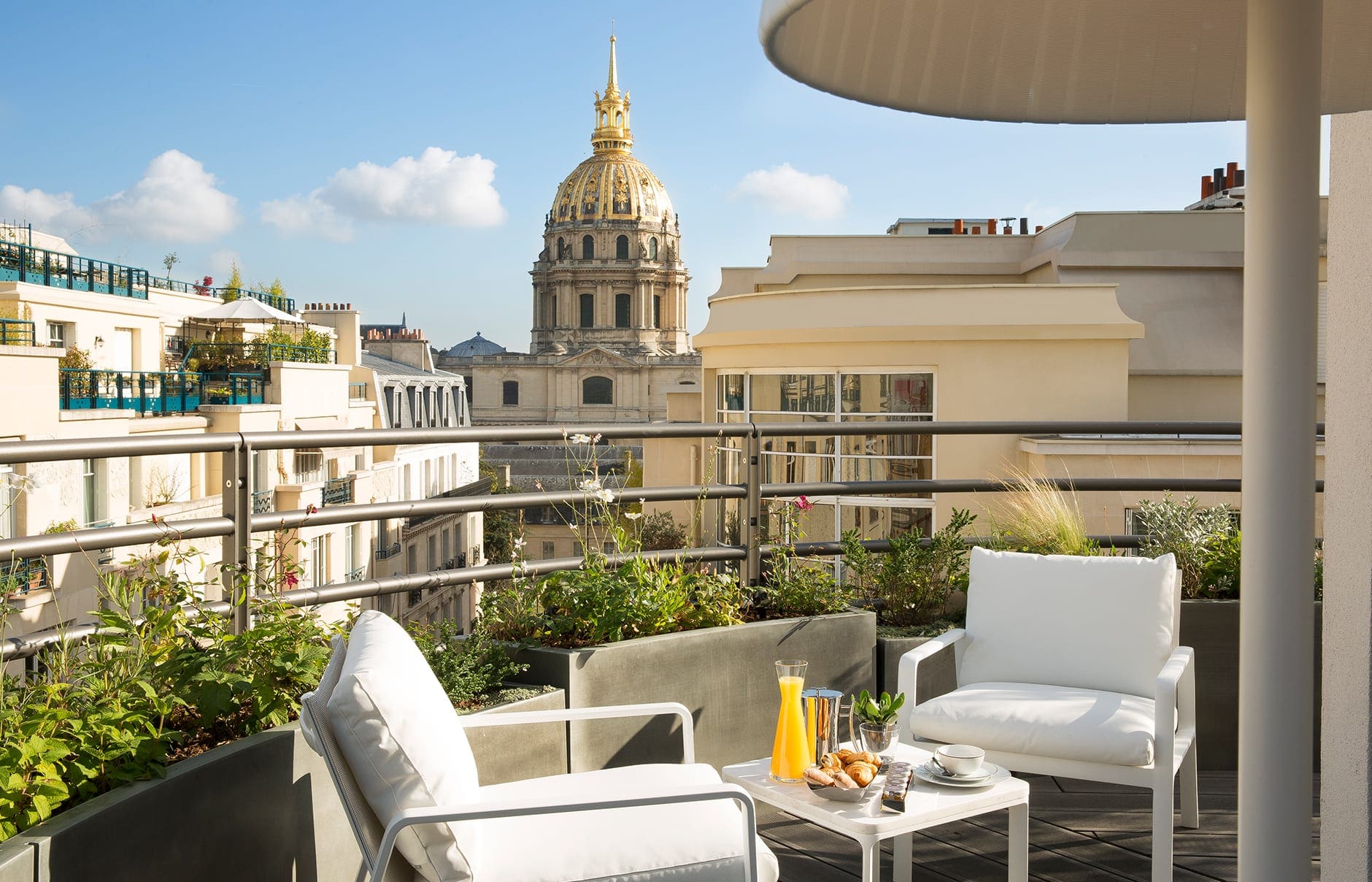 Le Cinq Codet, Paris, France. Hotel Review by TravelPlusStyle. Photo © Le Cinq Codet le-5-codet-suite-terrasse-402-15-md