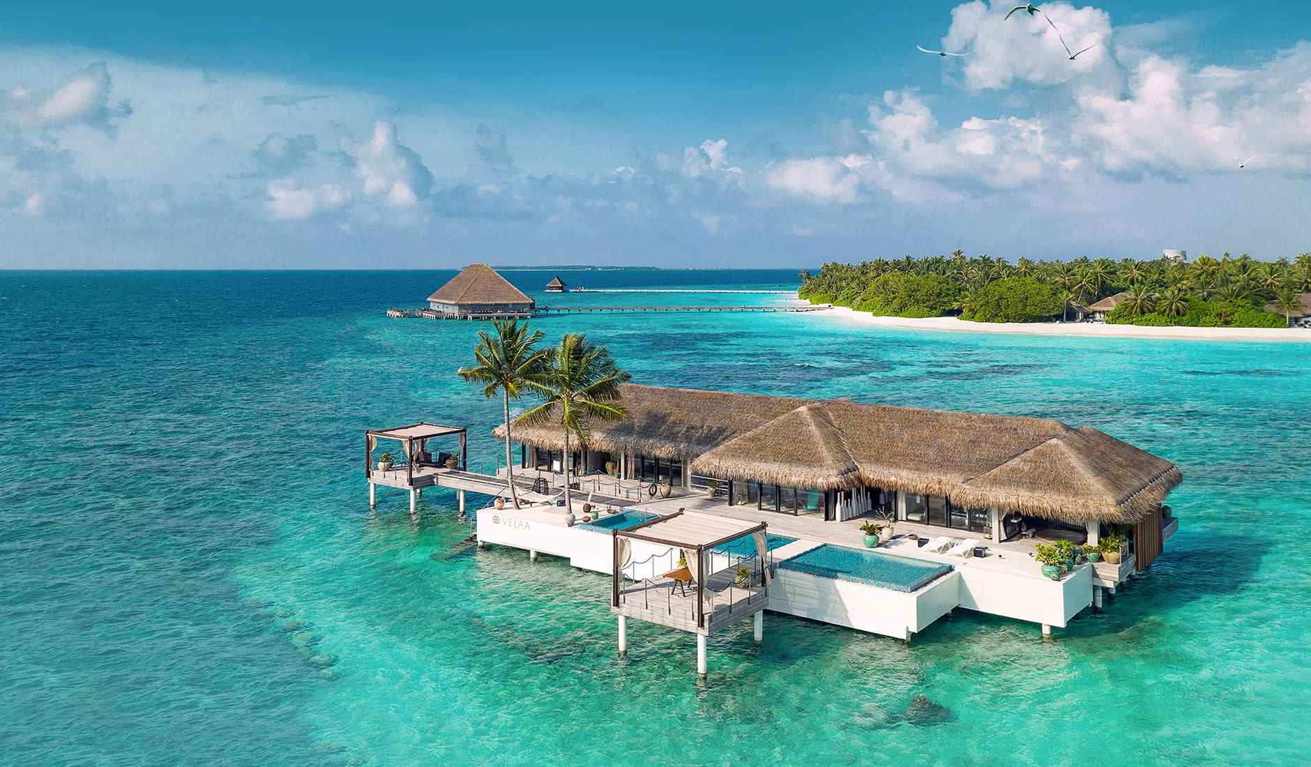 Velaa Private Island, Maldives. The Best Luxury Resorts in the Maldives by TravelPlusStyle.com velaa-private-island-romantic-pool-residence