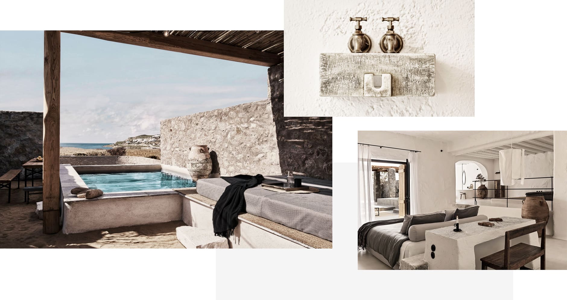 Nomad Mykonos, Kalo Livadi, Greece. The Top 15 Chic Luxury Hotels in Mykonos by TravelPlusStyle.com nomade2-komp-narrow