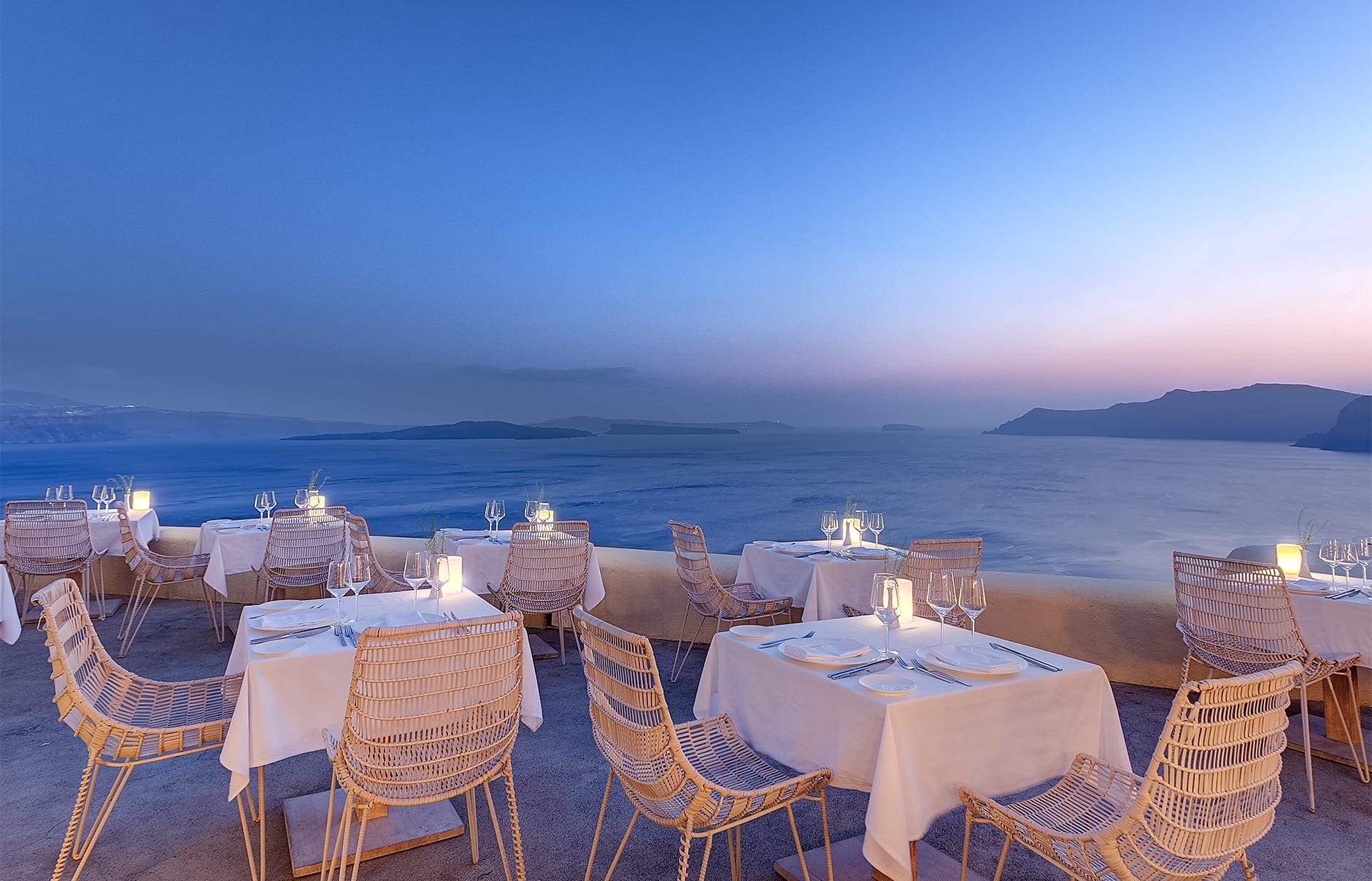 Mystique, Santorini, Greece. Hotel Review by TravelPlusStyle. Photo © Marriott International lux3022re-166847