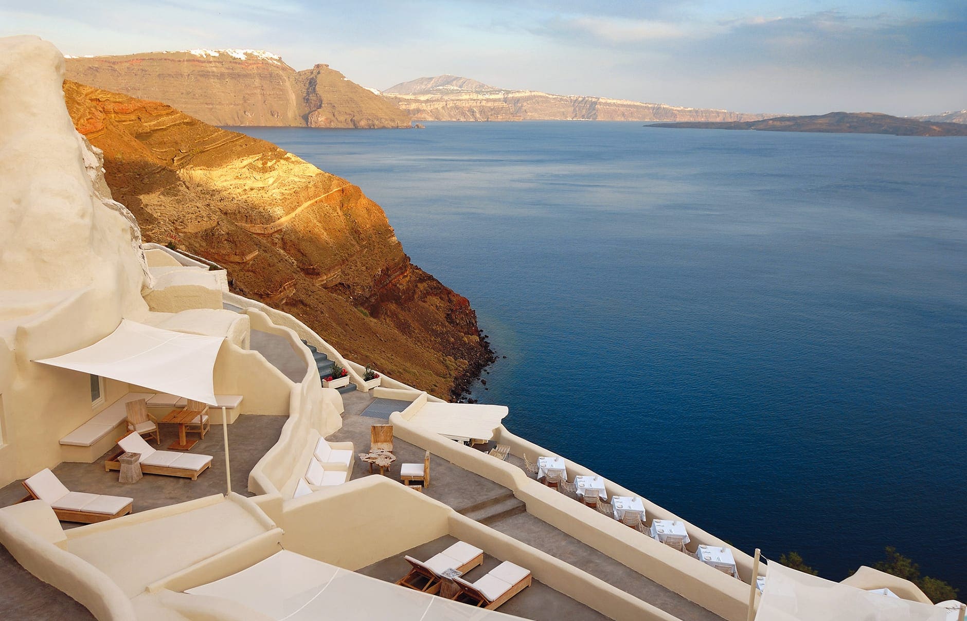 Mystique, Santorini, Greece. Hotel Review by TravelPlusStyle. Photo © Marriott International mystique-233