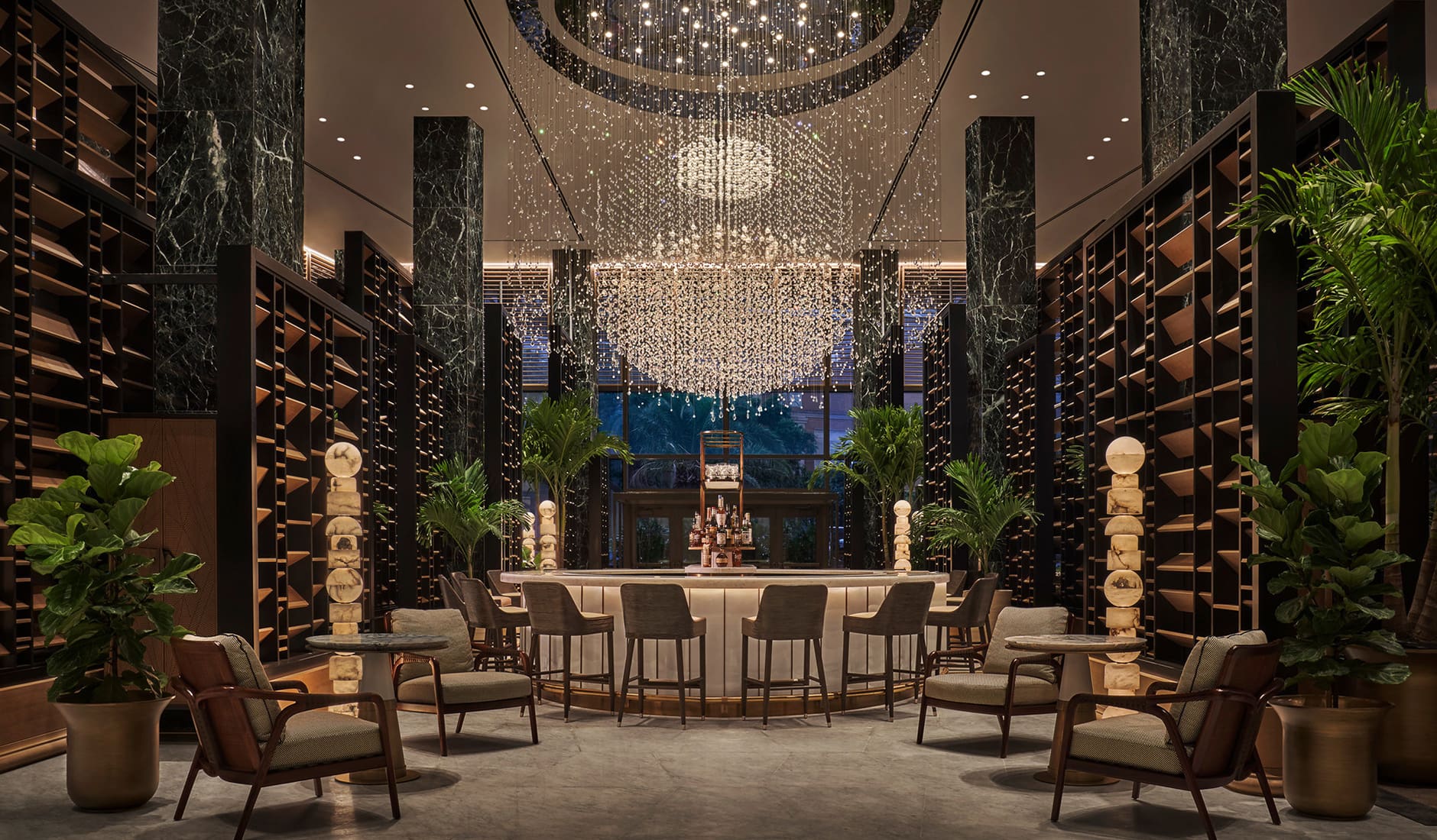Four Seasons Hotel New Orleans, USA. The Best Luxury Hotel Openings of 2021 by TravelPlusStyle.com 1 Four Seasons New Orleans Chandelier Bar