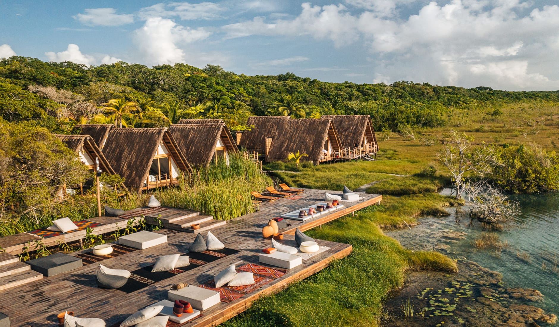 Habitas Bacalar, Mexico. The Best Luxury Hotel Openings of 2021 by TravelPlusStyle.com habitas-bacalar