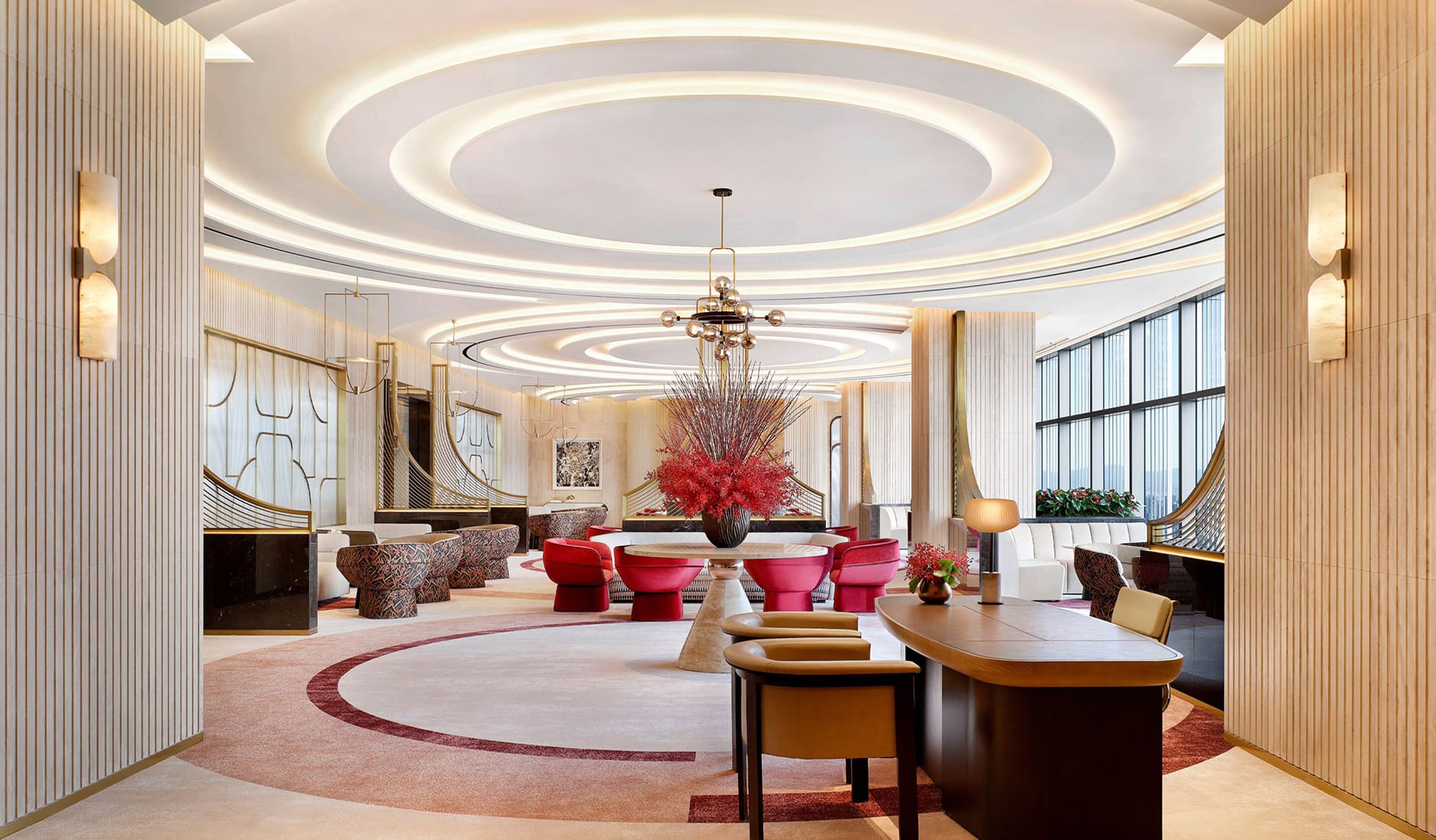 Josun Palace, a Luxury Collection Hotel, Seoul Gangnam, South Korea. The Best Luxury Hotel Openings of 2021 by TravelPlusStyle.com josun-palace-sellc-grand-reception-4792-hor-clsc