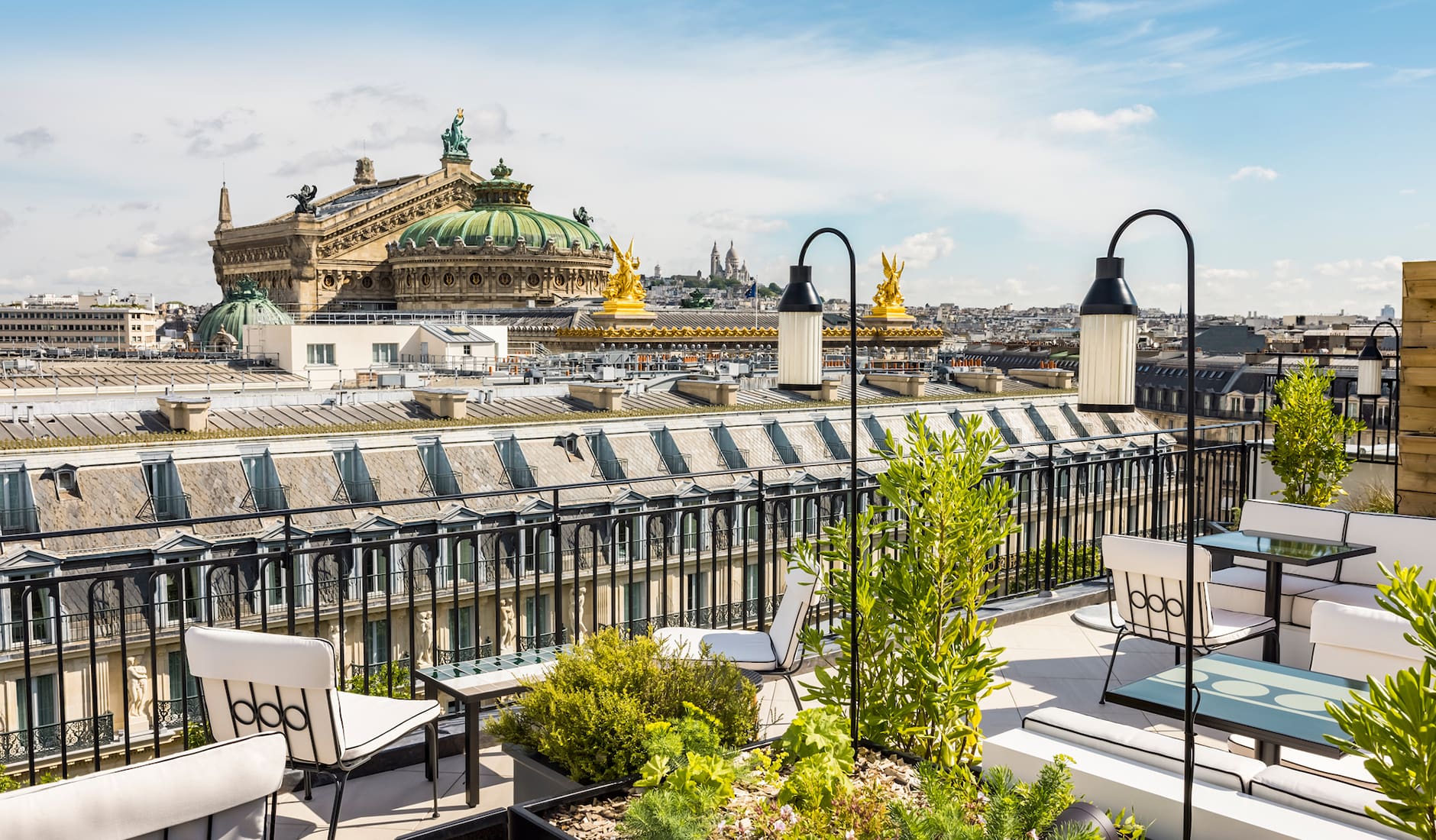 Kimpton St Honoré Paris, an IHG Hotel, Paris, France. The Best Luxury Hotel Openings of 2021 by TravelPlusStyle.com kimpton-st-honore-paris-rooftop