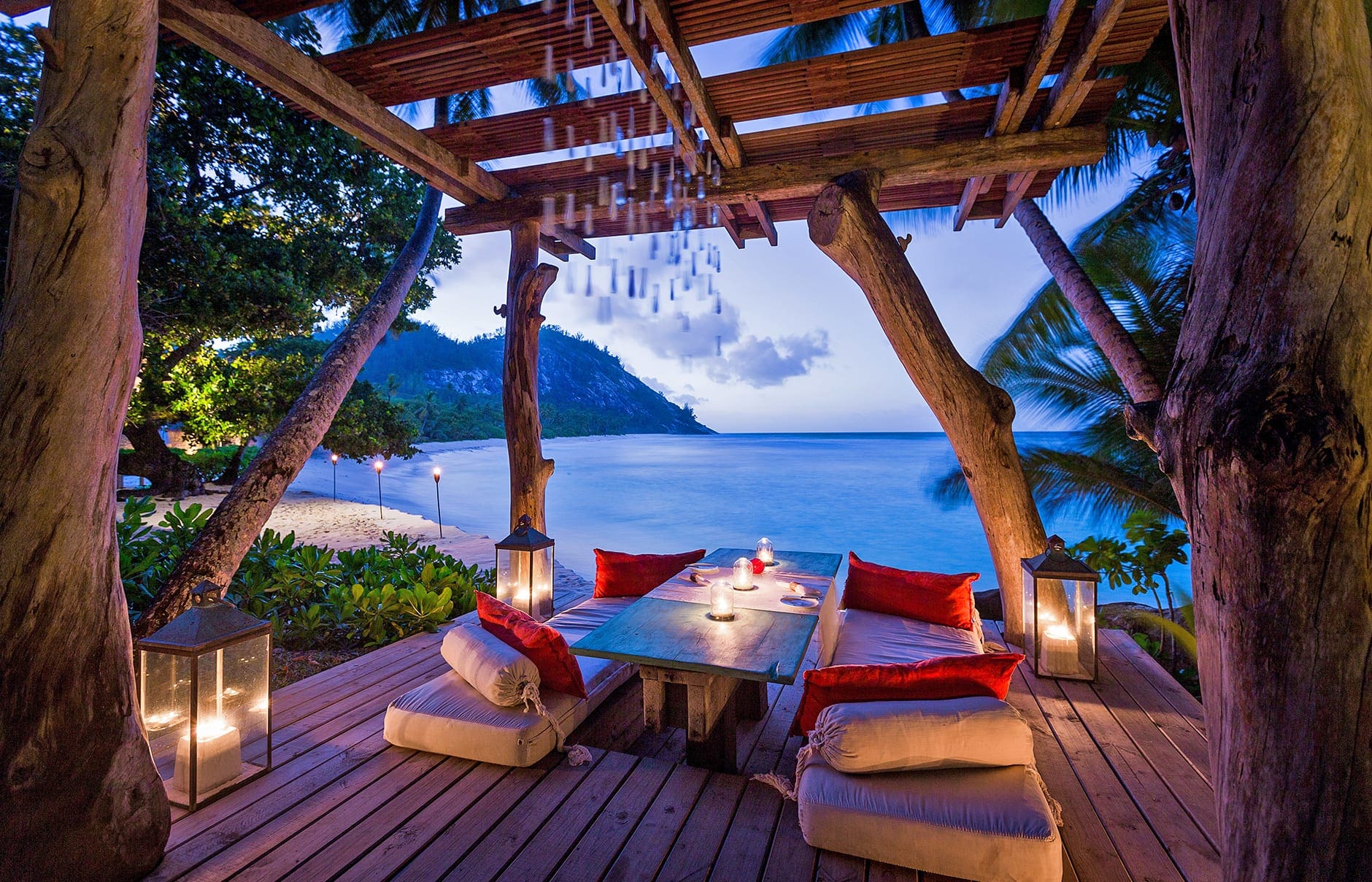 North Island, a Luxury Collection Resort, Seychelles. Luxury Hotel Review by TravelPlusStyle. Photo © North Island 115687960-h1-sezlc-the-piazza-8510-hor-clsc