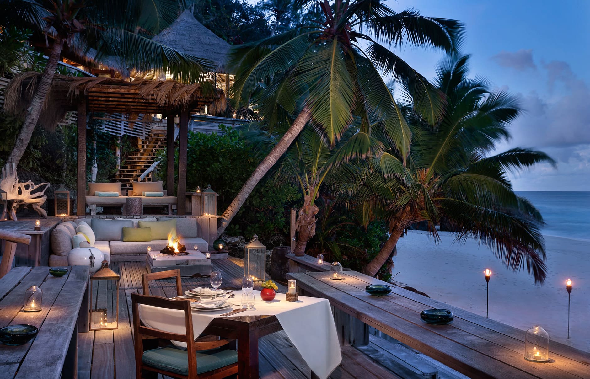 North Island, a Luxury Collection Resort, Seychelles. Luxury Hotel Review by TravelPlusStyle. Photo © North Island lc-sezlc-private-dinner-19826_classic-hor