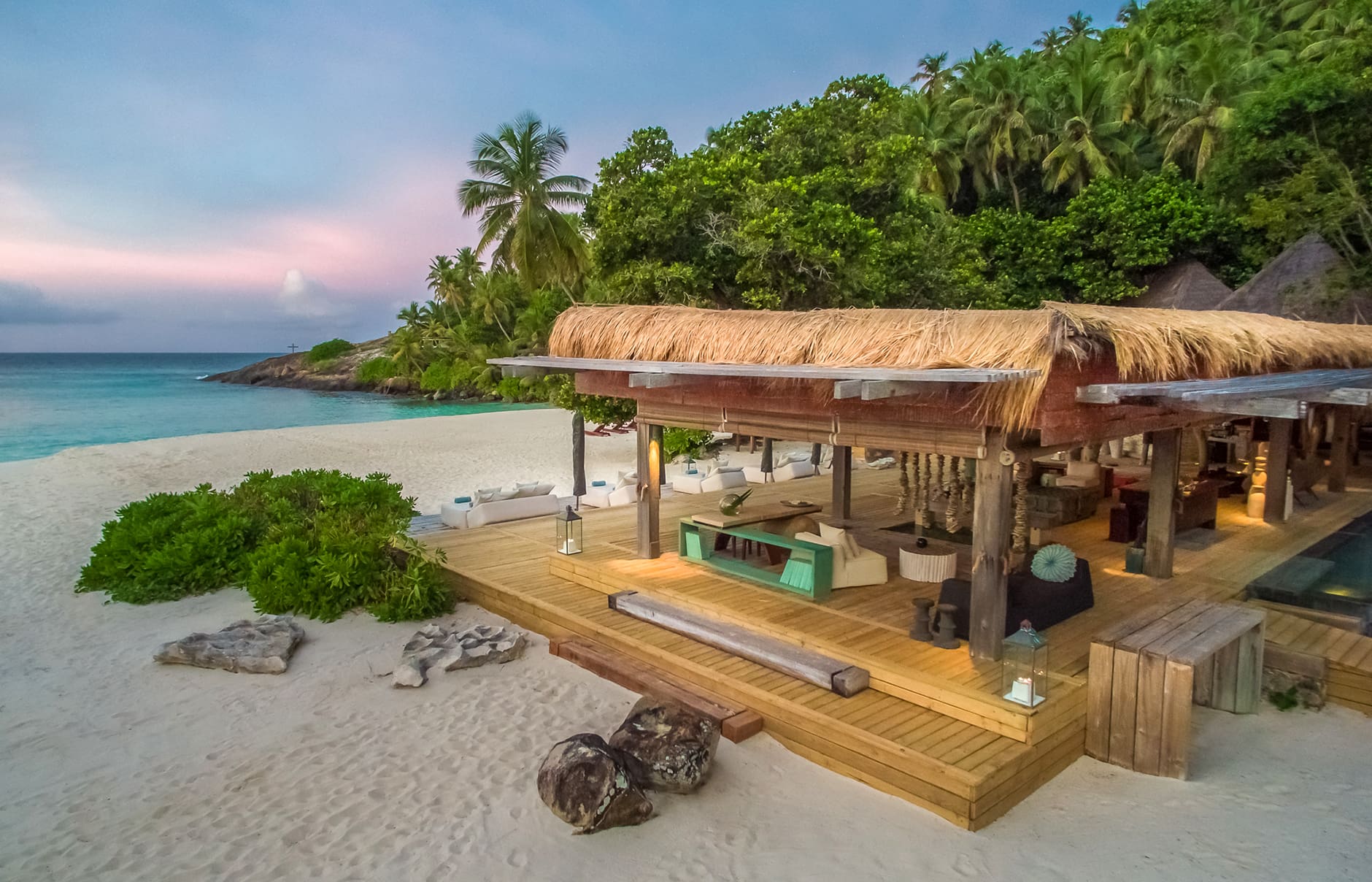 North Island, a Luxury Collection Resort, Seychelles. Luxury Hotel Review by TravelPlusStyle. Photo © North Island north-island-piazzadeck