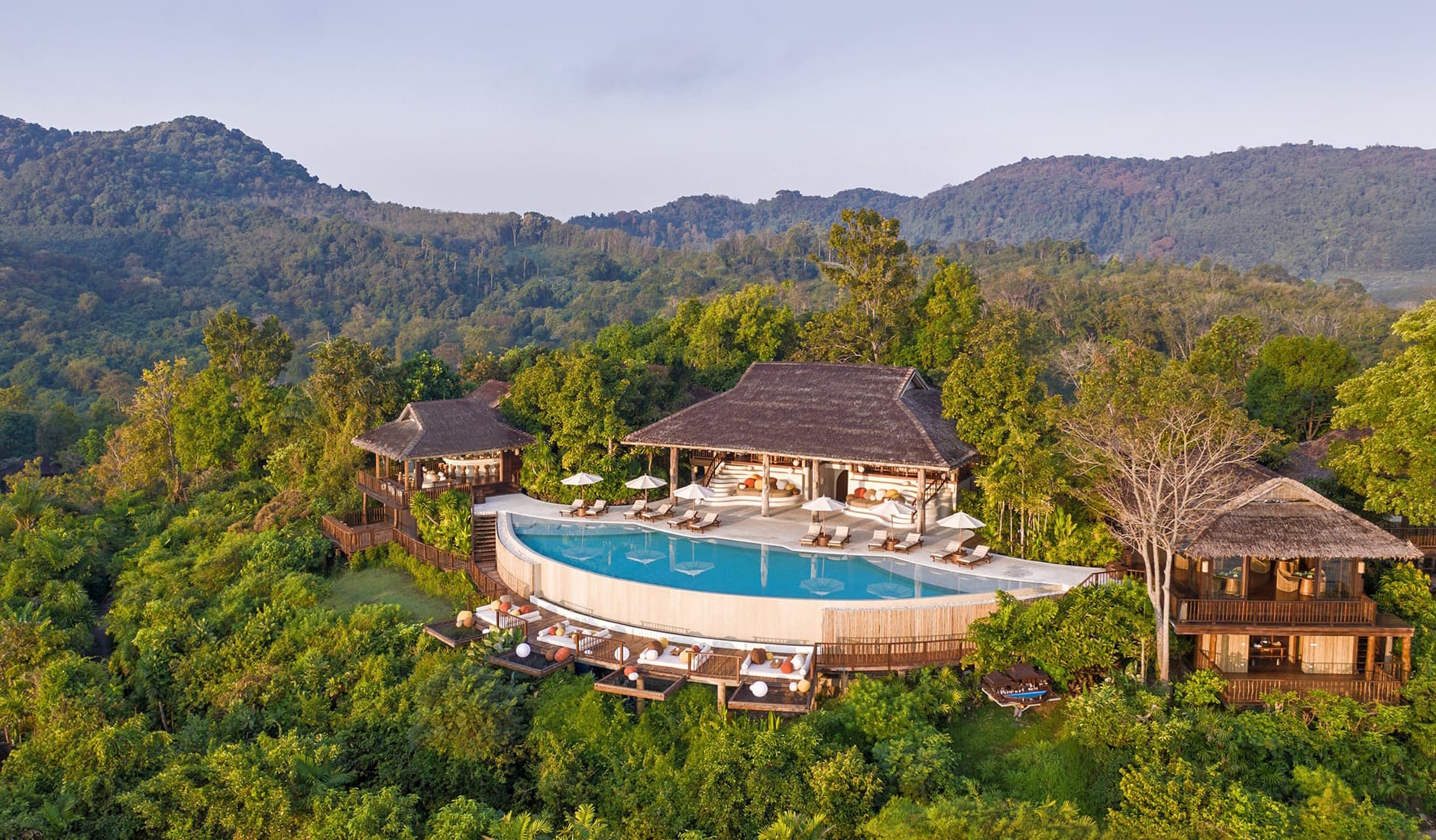 Six Senses Yao Noi, Ko Yao Noi, Phang Nga, Phuket, Thailand. The Best Luxury Beach Hotels & Resorts in Phuket, Thailand by TravelPlusStyle.com the_hilltop_aerial_view2_8955-a4