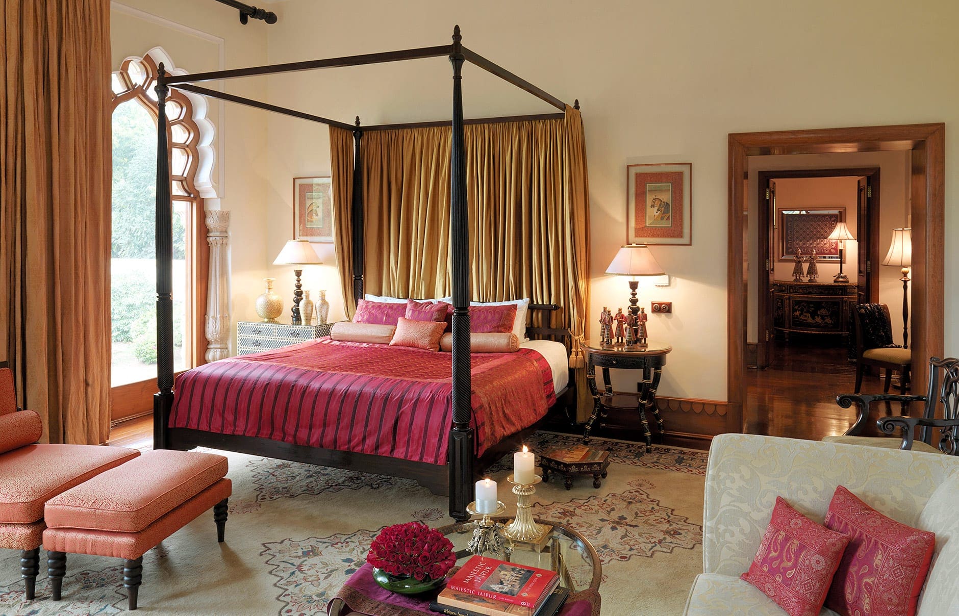 Taj Rambagh Palace, Jaipur, India. Luxury Hotel Review by TravelPlusStyle. Photo © Taj Hotels Resorts and Palaces Rambagh Palace/Jaipur/India