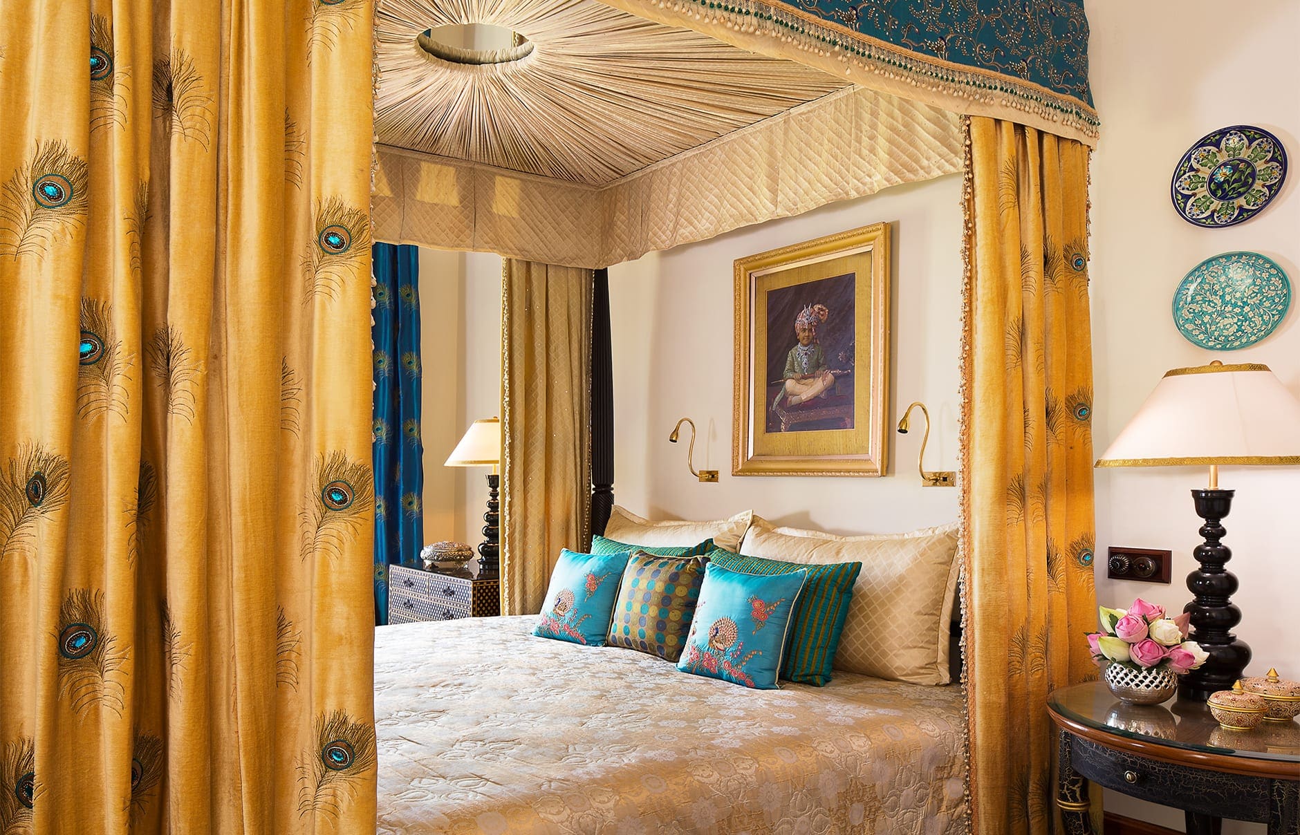 Taj Rambagh Palace, Jaipur, India. Luxury Hotel Review by TravelPlusStyle. Photo © Taj Hotels Resorts and Palaces hi_h4ej0_67917459_grand_presidential_suite_-_suryavanshi_suite_1