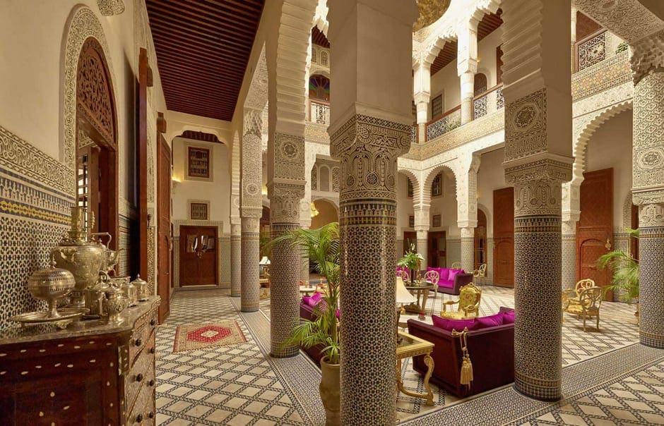 Patio. Riad Fès, Morocco © RIAD FES