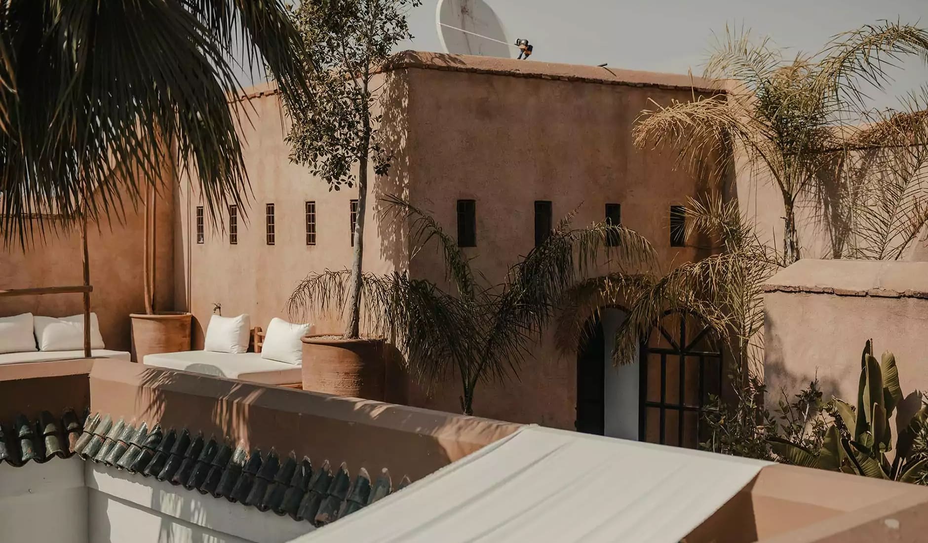 Ryad Dyor, Marrakech, Morocco. Hotel Review by TravelPlusStyle. Photo © Ryad Dyor roof-top-new-005