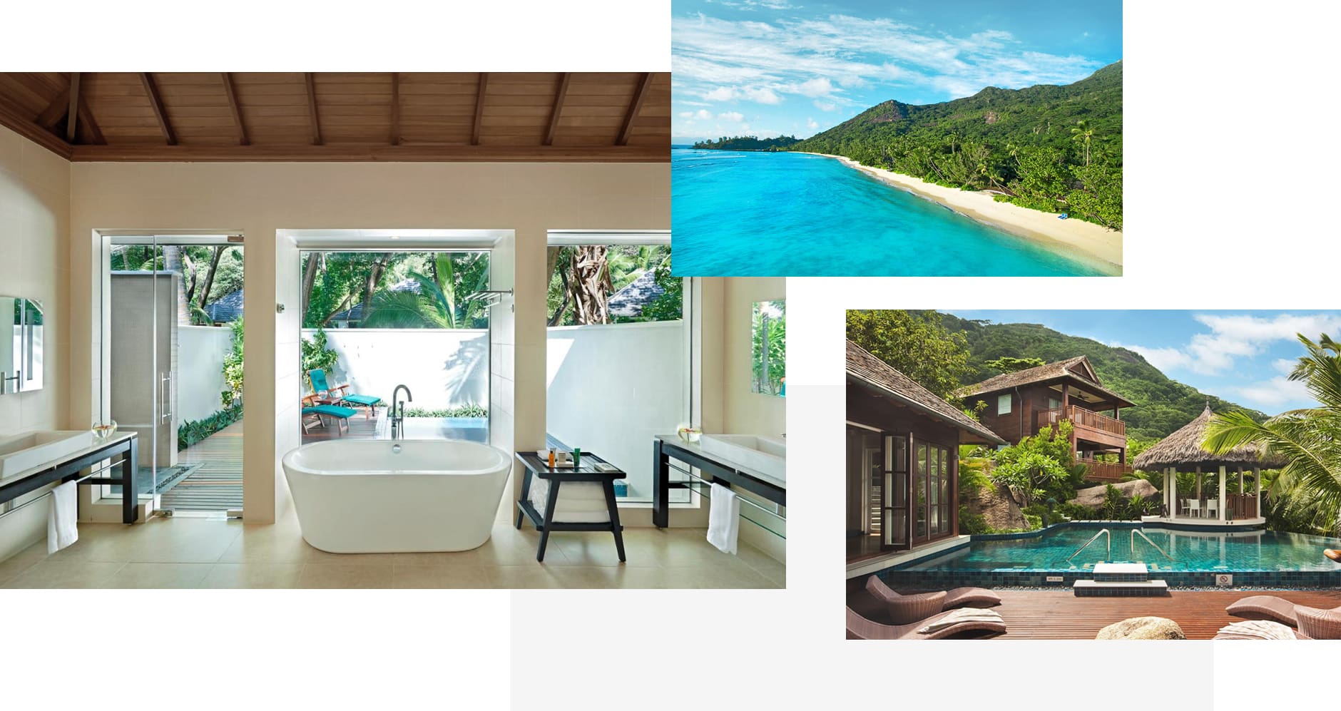 Hilton Seychelles Labriz Resort & Spa, Silhouette, Seychelles. The Best Luxury Resorts in the Seychelles. TravelPlusStyle.com hilton-seychelles-komp-narrow