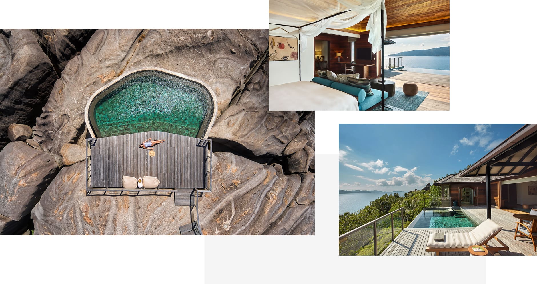 Six Senses Zil Pasyon, Félicité Island, Seychelles. The Best Luxury Resorts in the Seychelles. TravelPlusStyle.com six-senses-zil-pasyon-komp-narrow