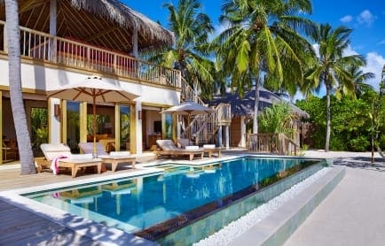 Two Bedroom Ocean Beach Villa with pool