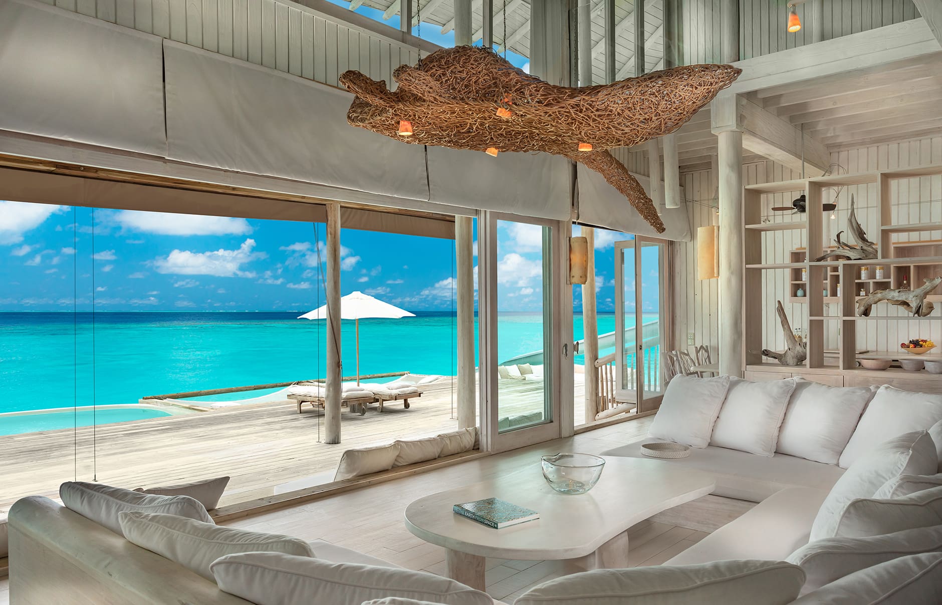 Soneva Jani, Medhufaru Island, Noonu Atoll, Maldives. Luxury Hotel Review by TravelPlusStyle. Photo © Soneva 14979_soneva-jani-4-bedroom-water-retreat-with-slide