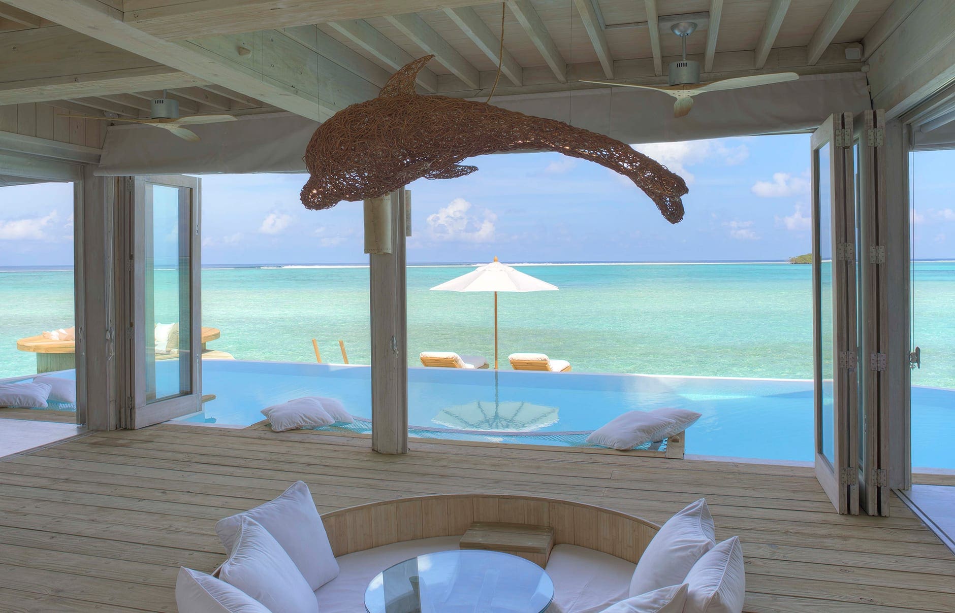 Soneva Jani, Medhufaru Island, Noonu Atoll, Maldives. Luxury Hotel Review by TravelPlusStyle. Photo © Soneva sjr-view