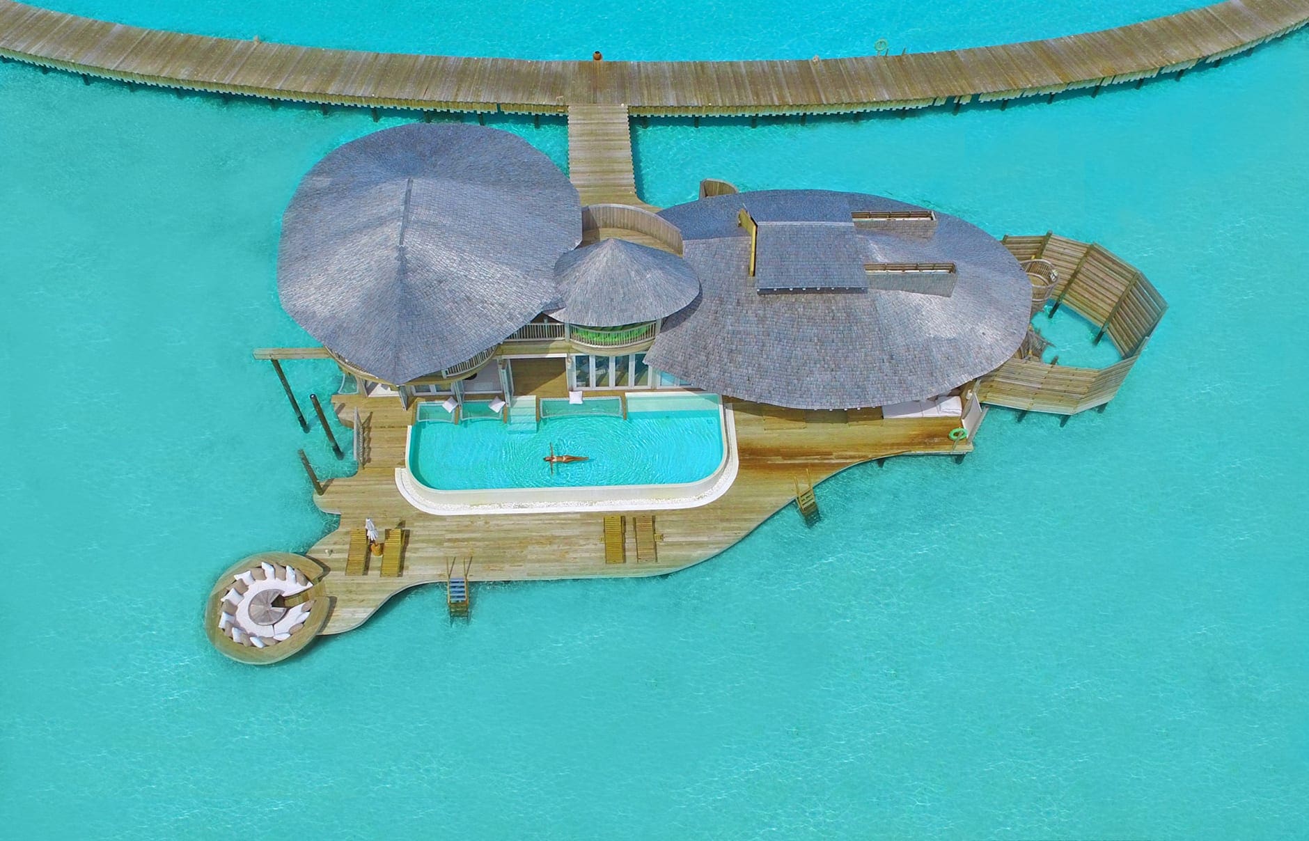 Soneva Jani, Medhufaru Island, Noonu Atoll, Maldives. Luxury Hotel Review by TravelPlusStyle. Photo © Soneva sonevajani-2-bedroom-water-retreat-at