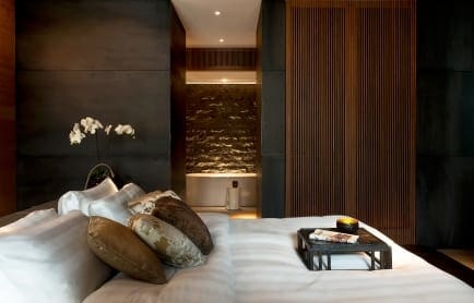 Deluxe Room. The Chedi Andermatt, Switzerland. © GHM
