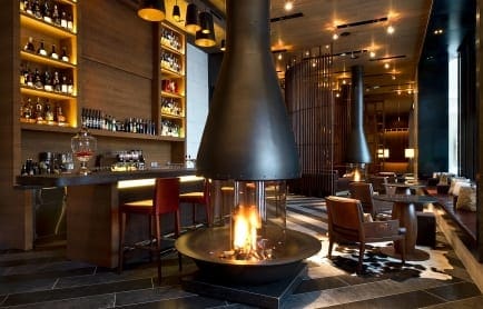 The Bar. The Chedi Andermatt, Switzerland. © GHM
