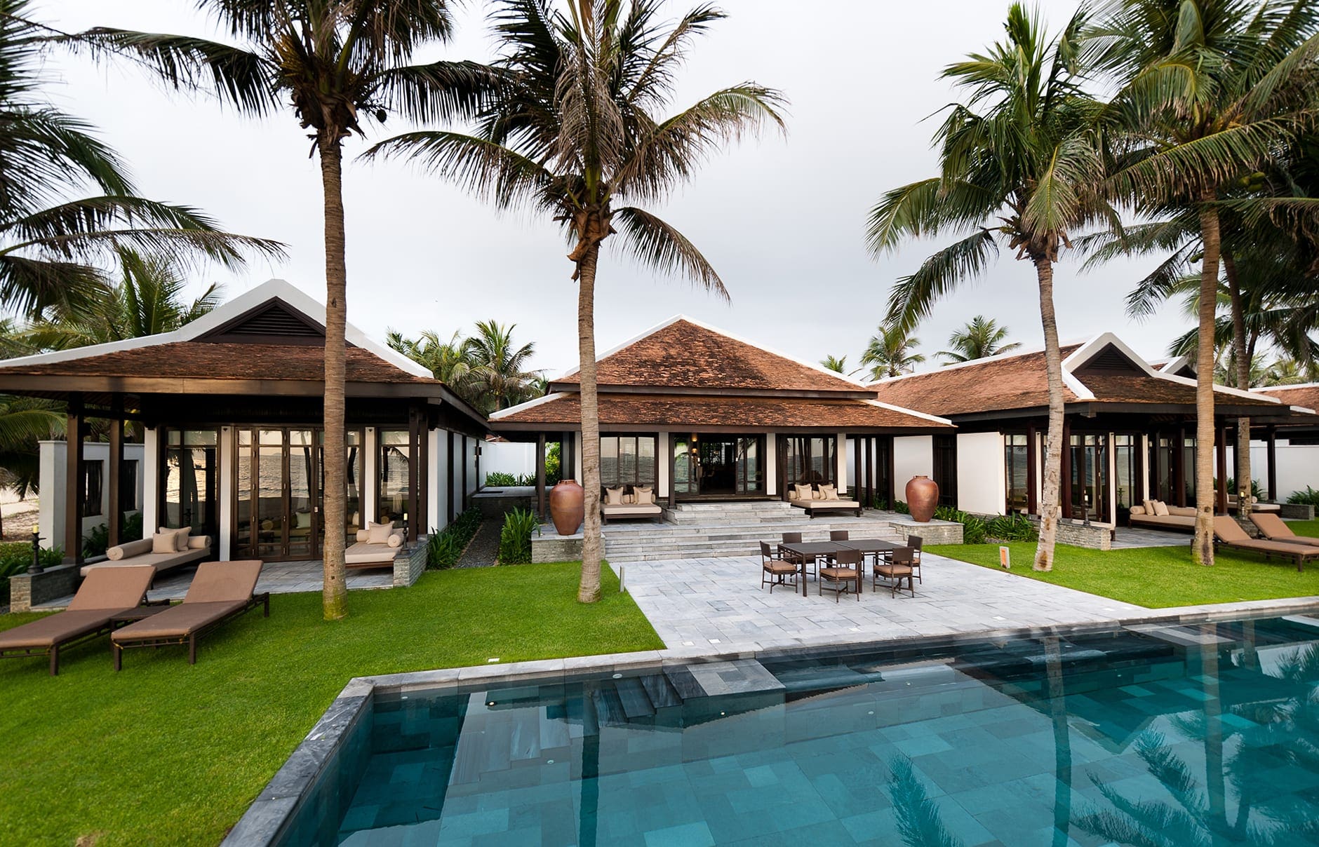 Four Seasons Resort The Nam Hai, Hoi An, Vietnam. Hotel Review by TravelPlusStyle. Photo © Four Seasons Hotels nam-rooms-2bedroom-pool-villa-exterior
