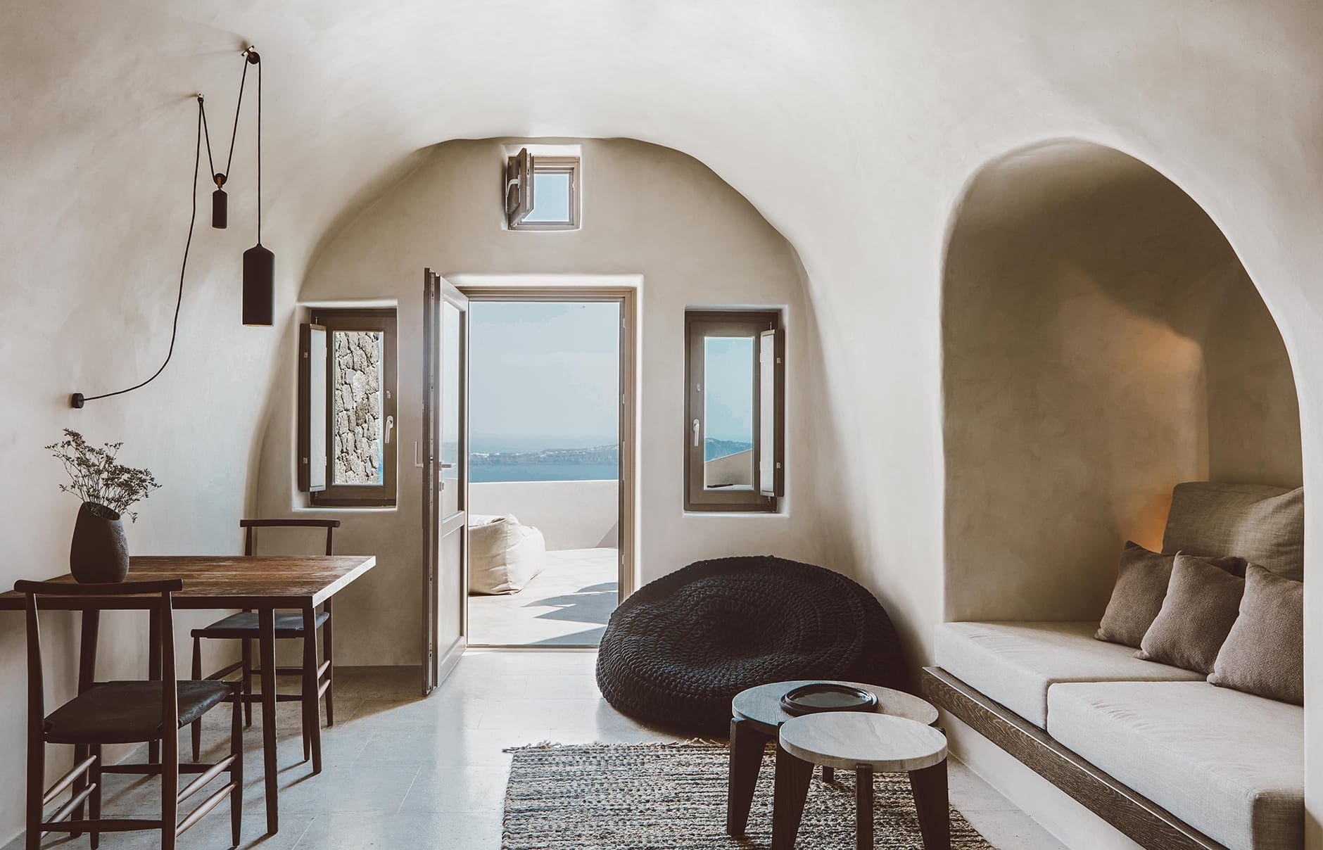 Vora Villas Santorini, Greece. Hotel Review by TravelPlusStyle. Photo © VORA vora-santorini-villa-omikron-r-7