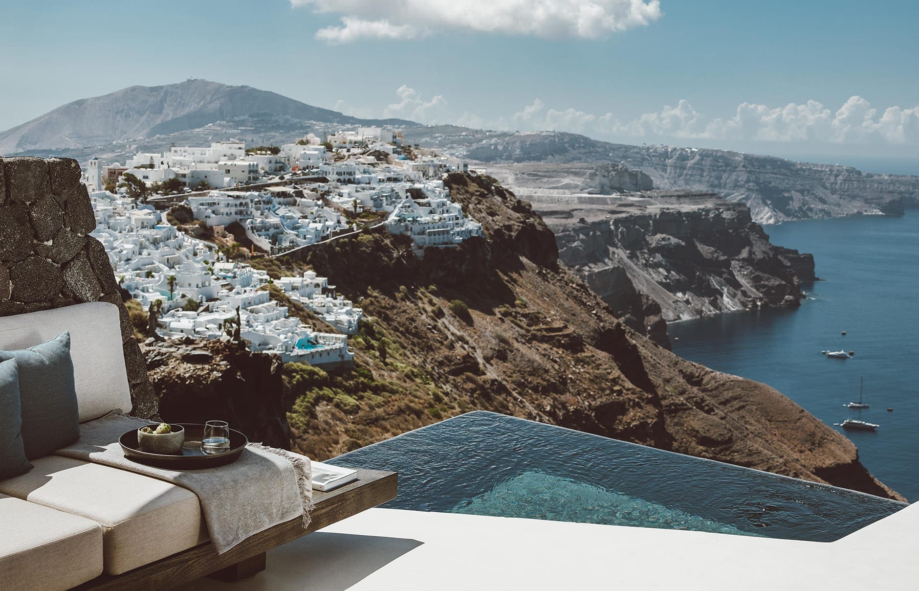 Vora Villas Santorini, Greece. Hotel Review by TravelPlusStyle. Photo © VORA vora-santorini-villa-ro-r-10