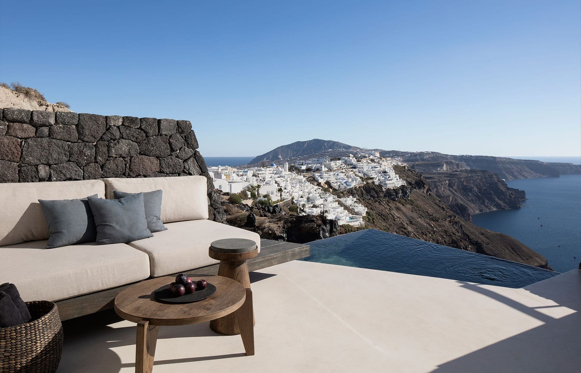 Vora Villas Santorini, Greece. Hotel Review by TravelPlusStyle. Photo © VORA piscina-vistas-1562761247