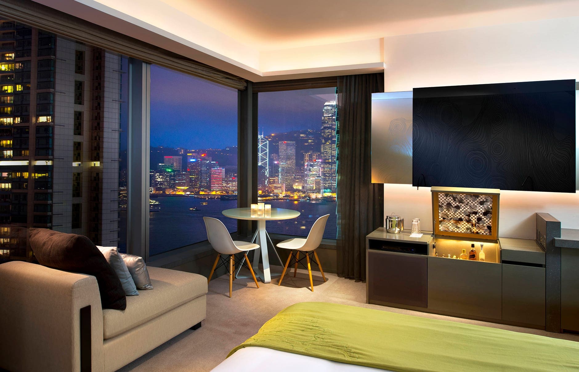 W Hong Kong - Hong Kong. Hotel Review by TravelPlusStyle. Photo © Marriott International 101160769-h1-hkgwh-cool-corner-3129-hor-clsc