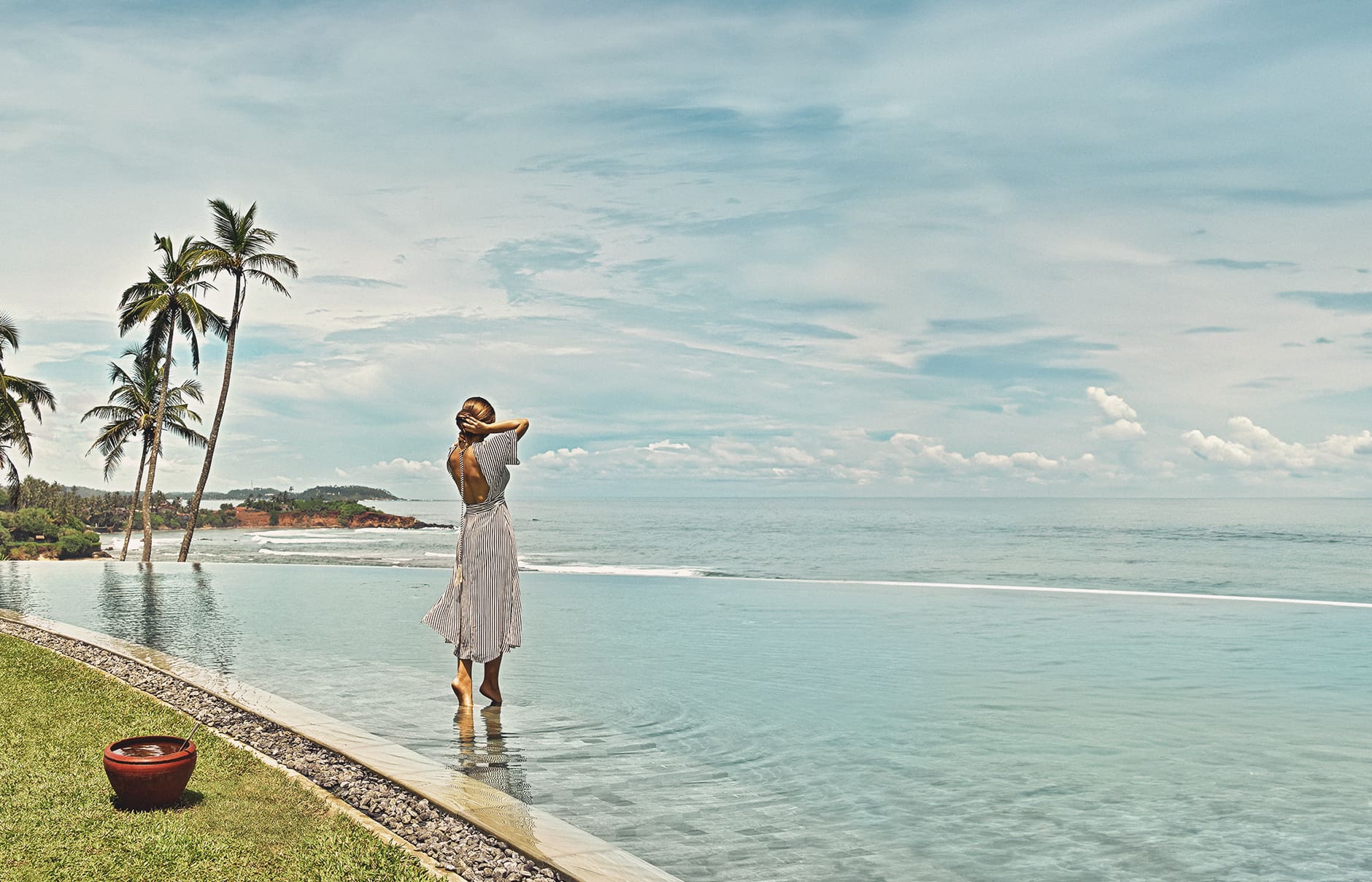 Staying at Cape Weligama, Sri Lanka